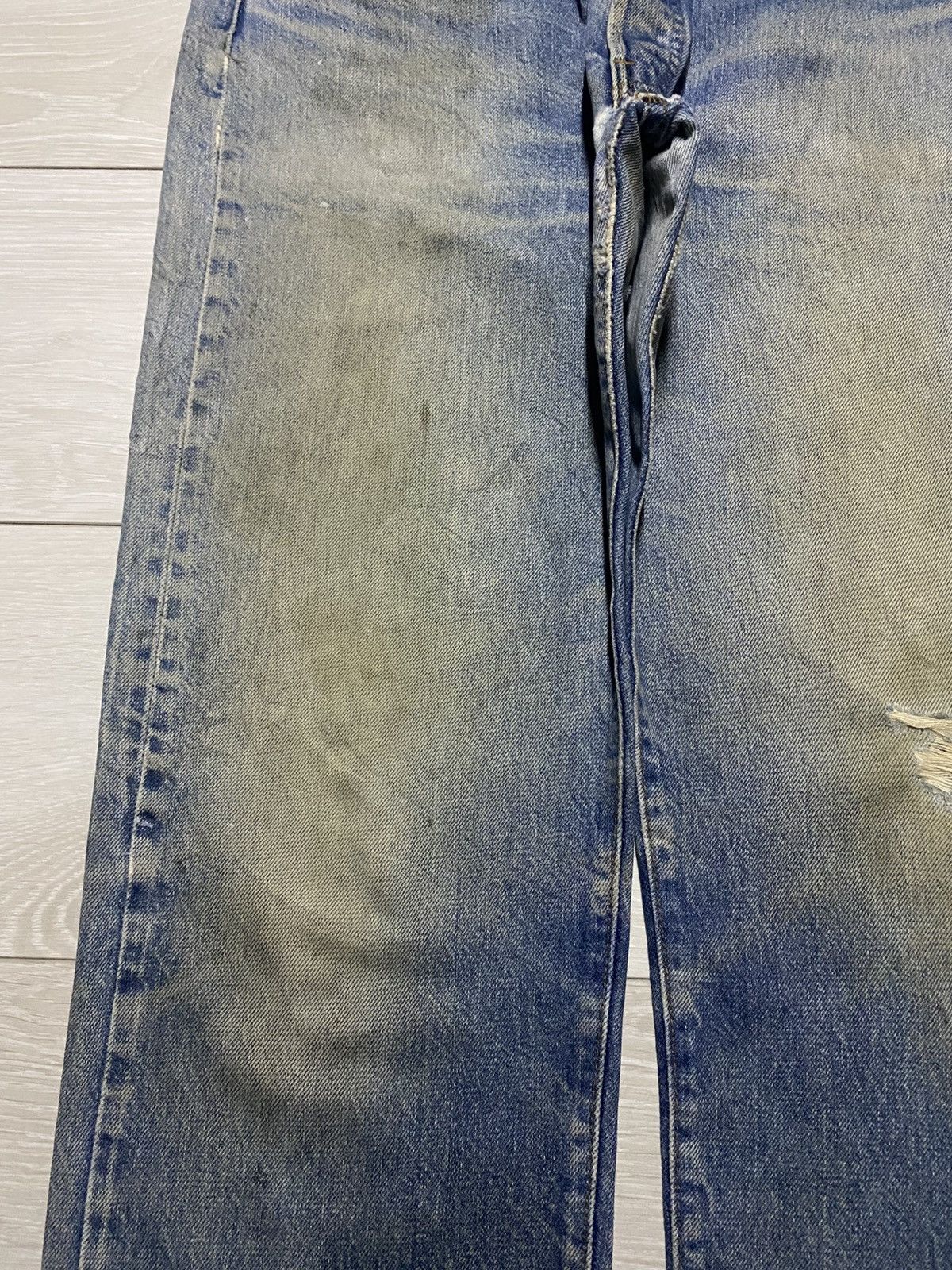 Levi's W32 Vintage Levis 501 60s Selvedge Rindem No6 ButtonFly Jean Size US 32 / EU 48 - 6 Thumbnail