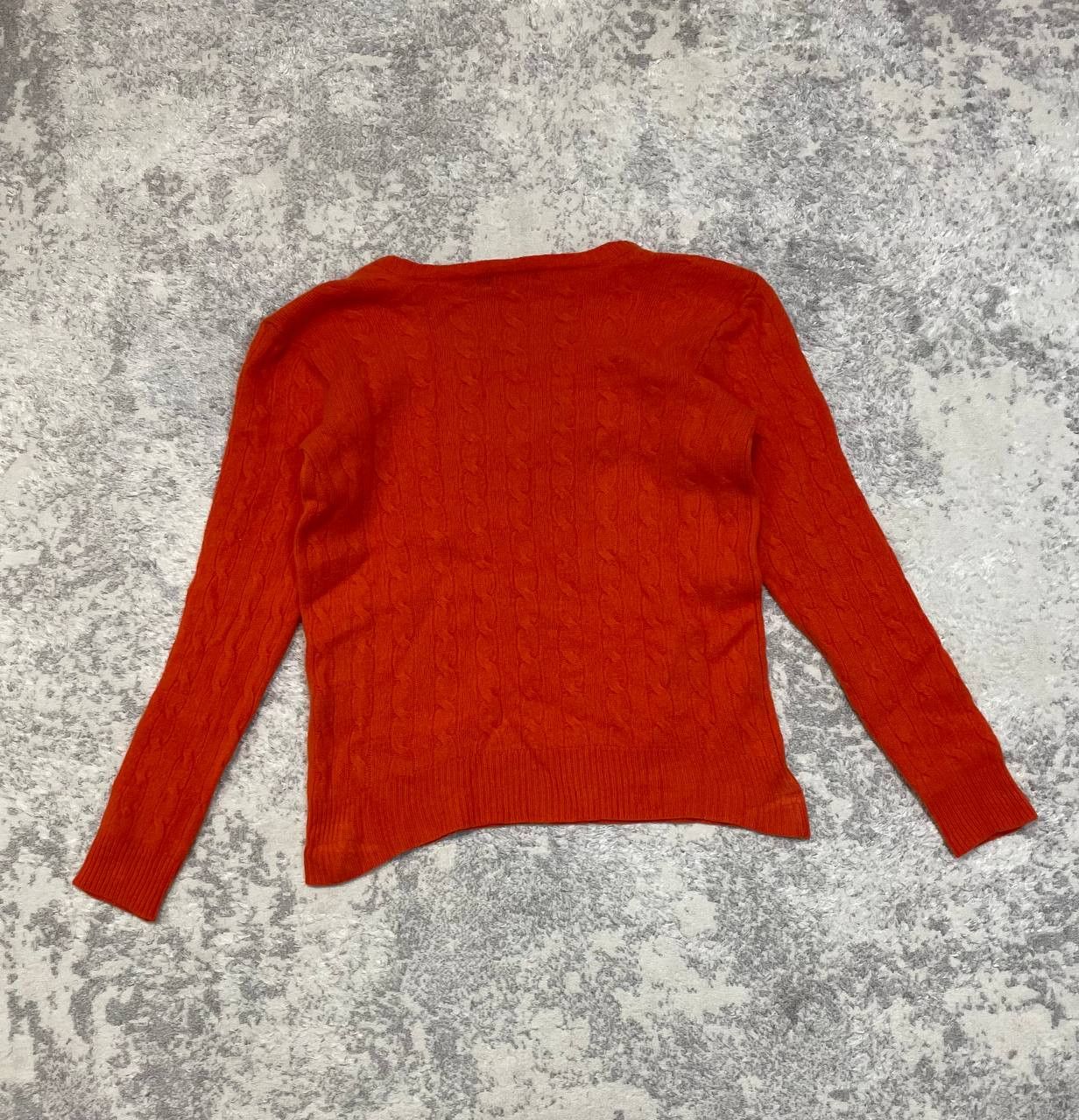 Polo Ralph Lauren Women's Polo Ralph Lauren V-neck Sweater, Merino, Cashmere Size L / US 10 / IT 46 - 4 Thumbnail