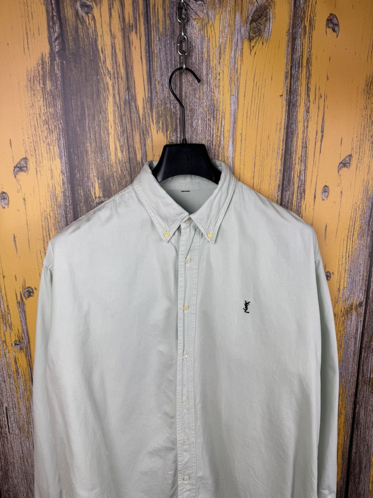 Japanese Brand Vintage Style Ysl Yves Saint Laurent Long-sleeved shirt Size US XL / EU 56 / 4 - 5 Thumbnail