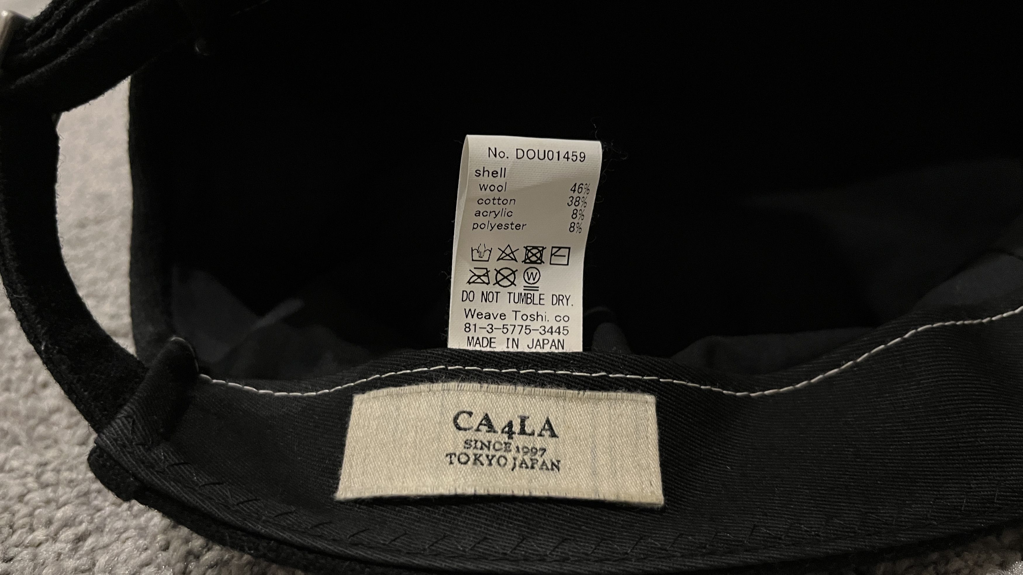 CA4LA Ca4la Wool Blended Necap Black OS Size ONE SIZE - 6 Thumbnail