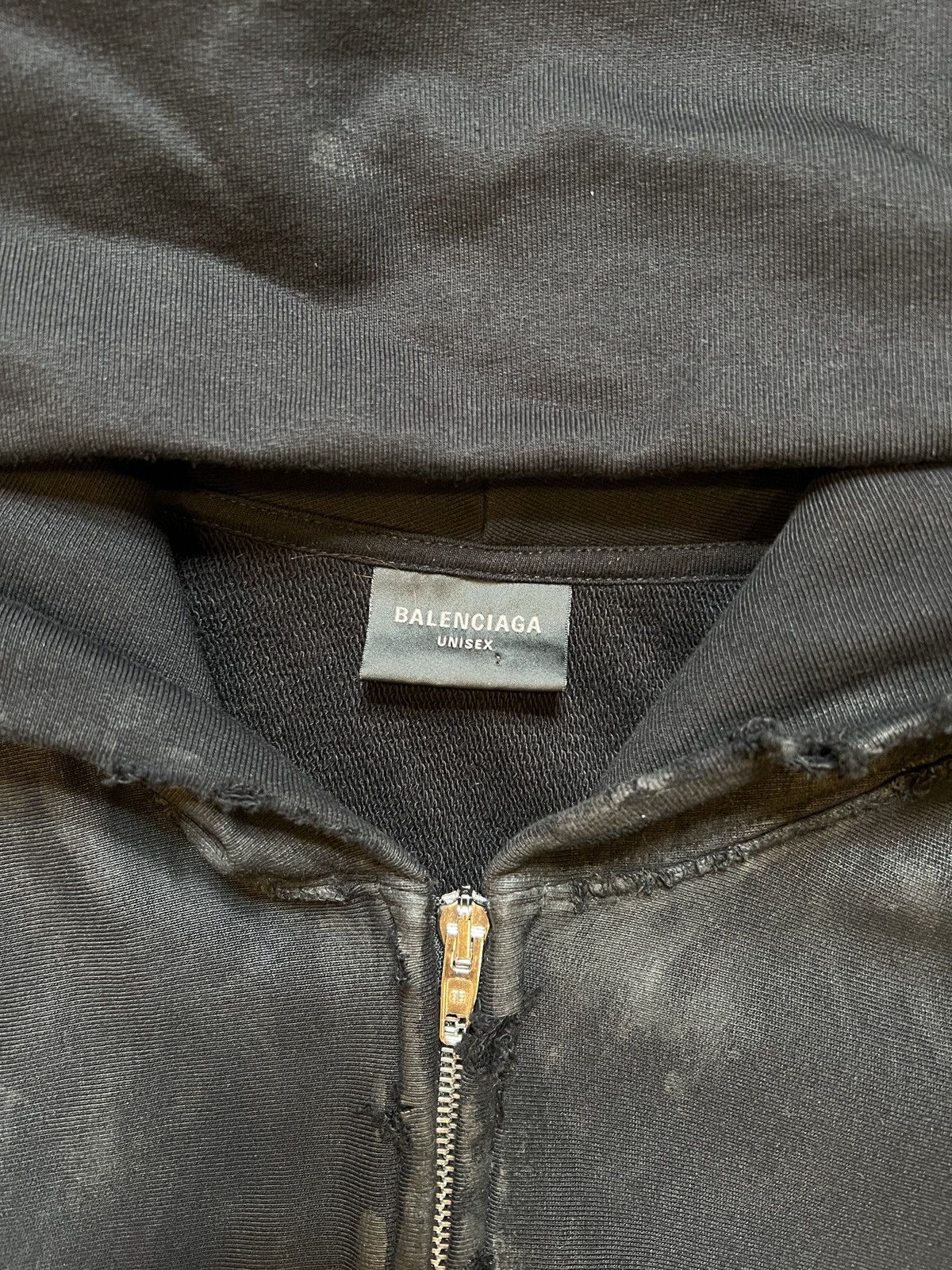 Balenciaga Balenciaga Mud Gaffer Zip Hoodie Size US S / EU 44-46 / 1 - 5 Thumbnail