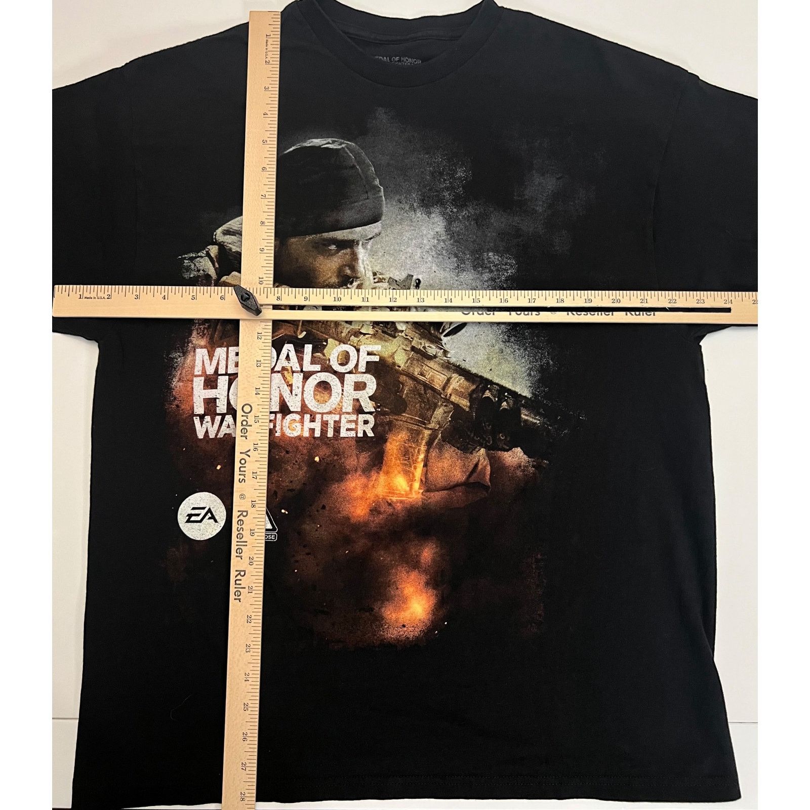 Other Medal of Honor Warfighter Black T-Shirt Limited Edition 2012 Size US XL / EU 56 / 4 - 7 Thumbnail