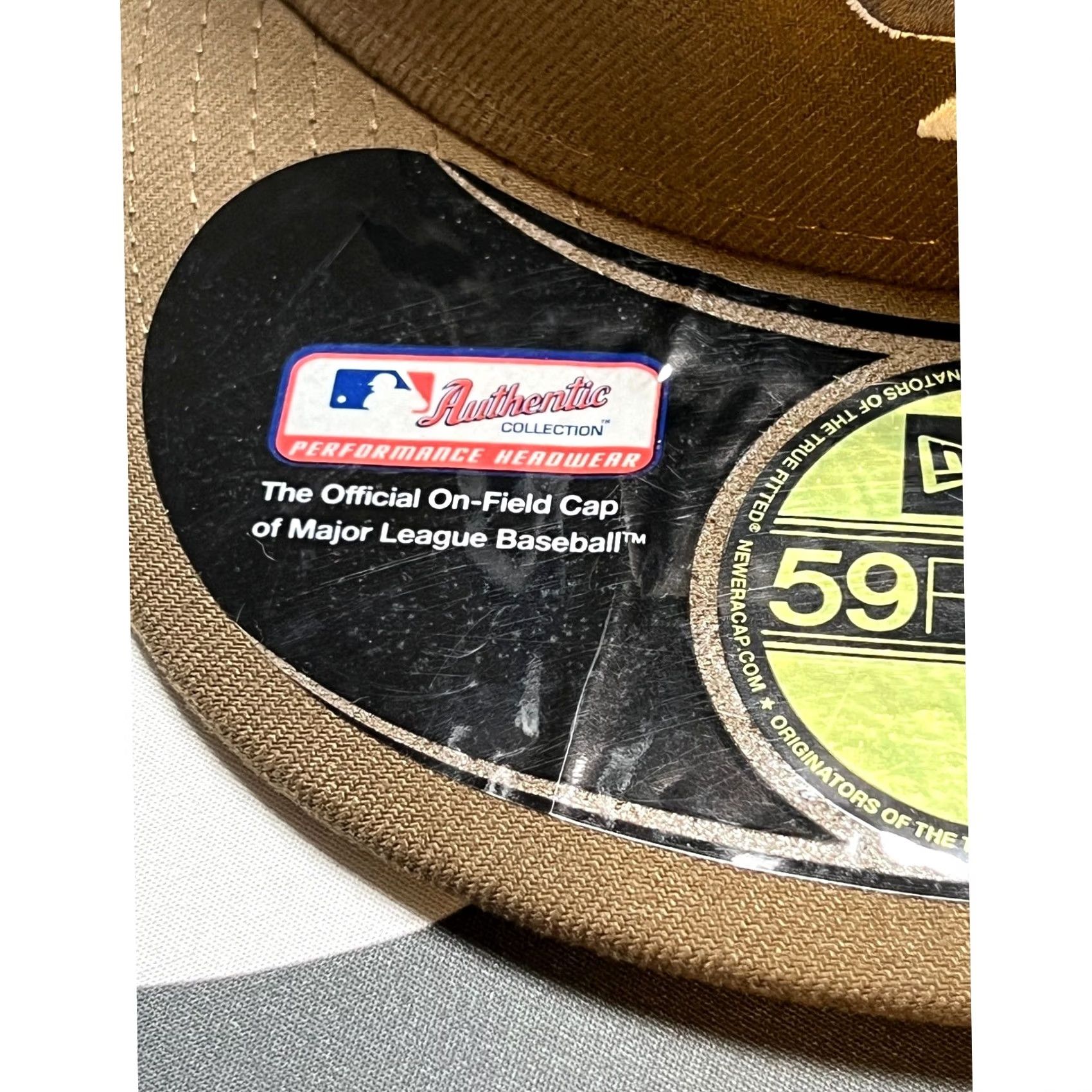 New Era New Era San Diego Padres Hat Mens 7 Brown 59FIFTY Fitted MLB Authentic On-Field Size ONE SIZE - 5 Thumbnail