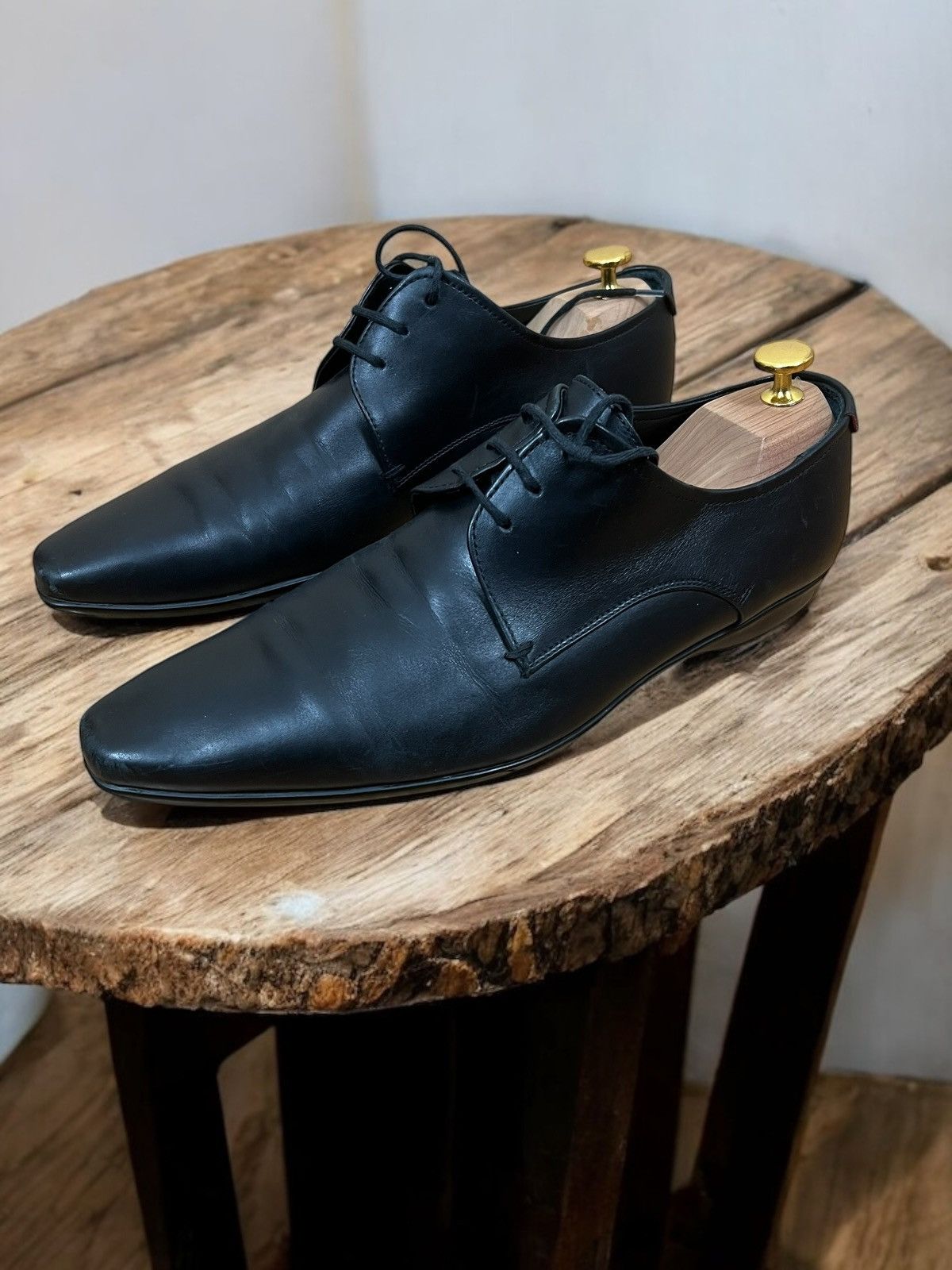 Hugo Boss Hugo Boss black leather formal shoes size 43 Size US 9.5 / EU 42-43 - 1 Thumbnail