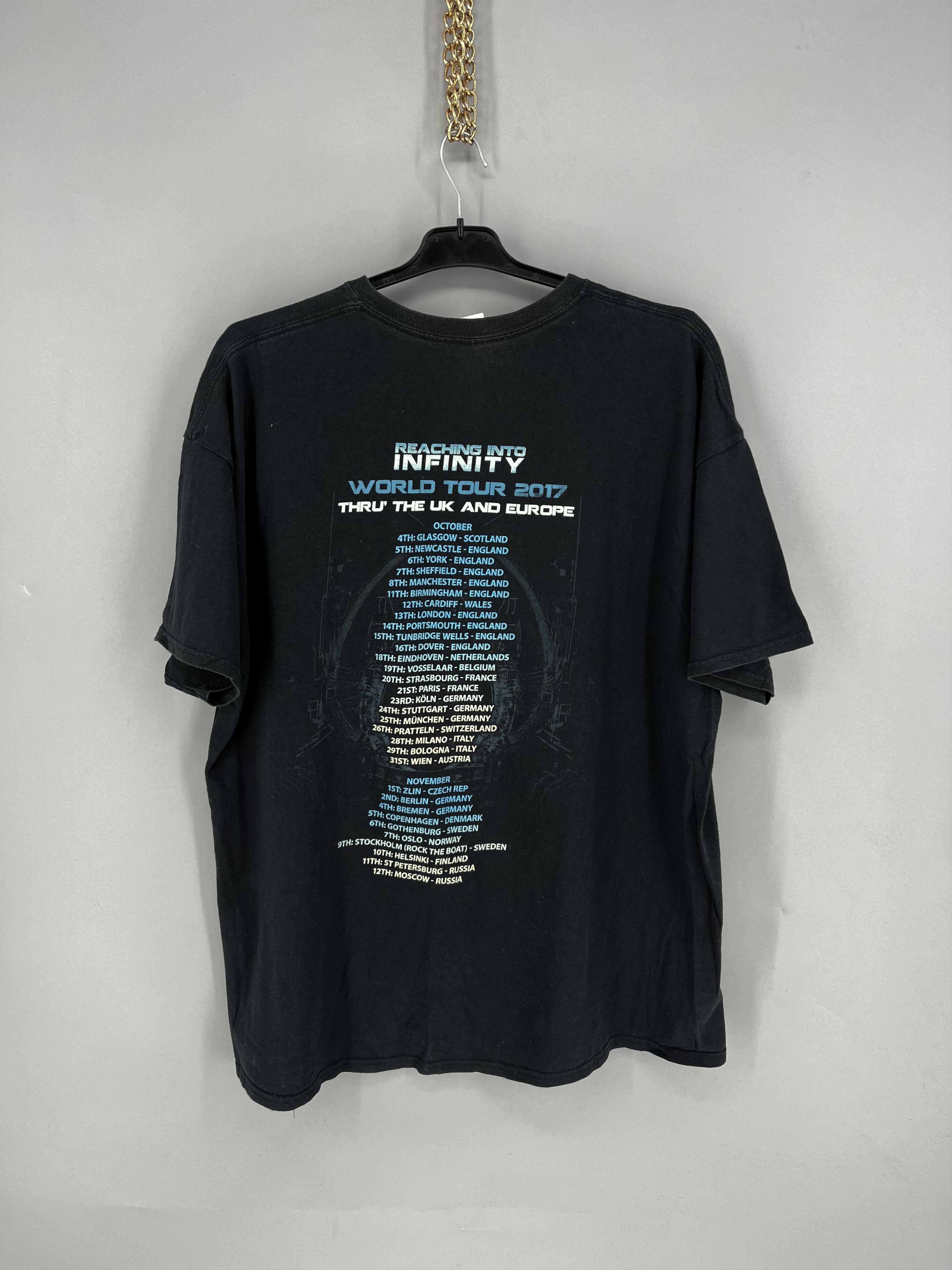 Band Tees Dragonforce Inhuman Rampage Tour Band Graphic T-Shirt Adult Size US XXL / EU 58 / 5 - 8 Thumbnail