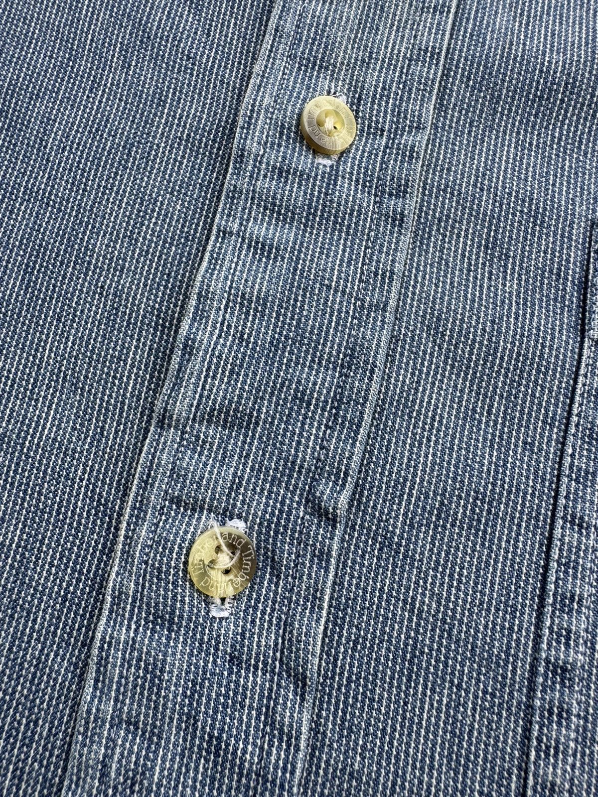 Timberland Vintage Timberland Denim Shirt Size US XL / EU 56 / 4 - 14 Thumbnail
