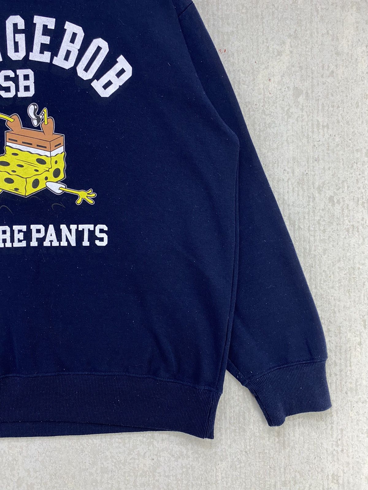 Cartoon Network Spongebob Squarepants Sweatshirt Big Logo Spellout Size 4L Size US L / EU 52-54 / 3 - 3 Thumbnail
