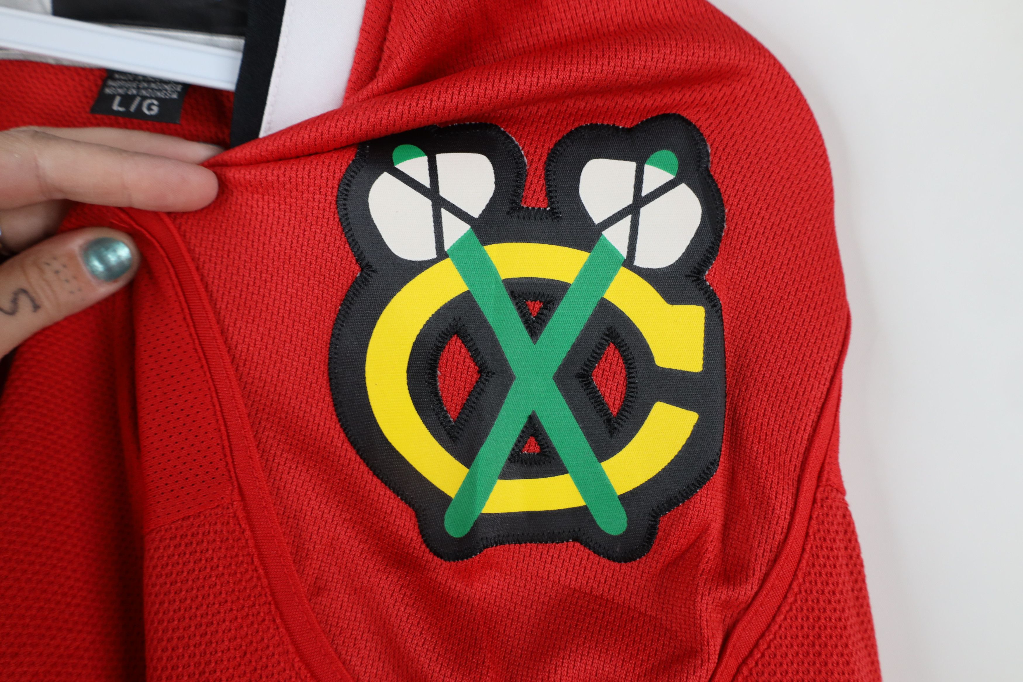 Reebok × Vintage Vintage Reebok Chicago Blackhawks Hockey Jersey Stitched Size US L / EU 52-54 / 3 - 8 Thumbnail