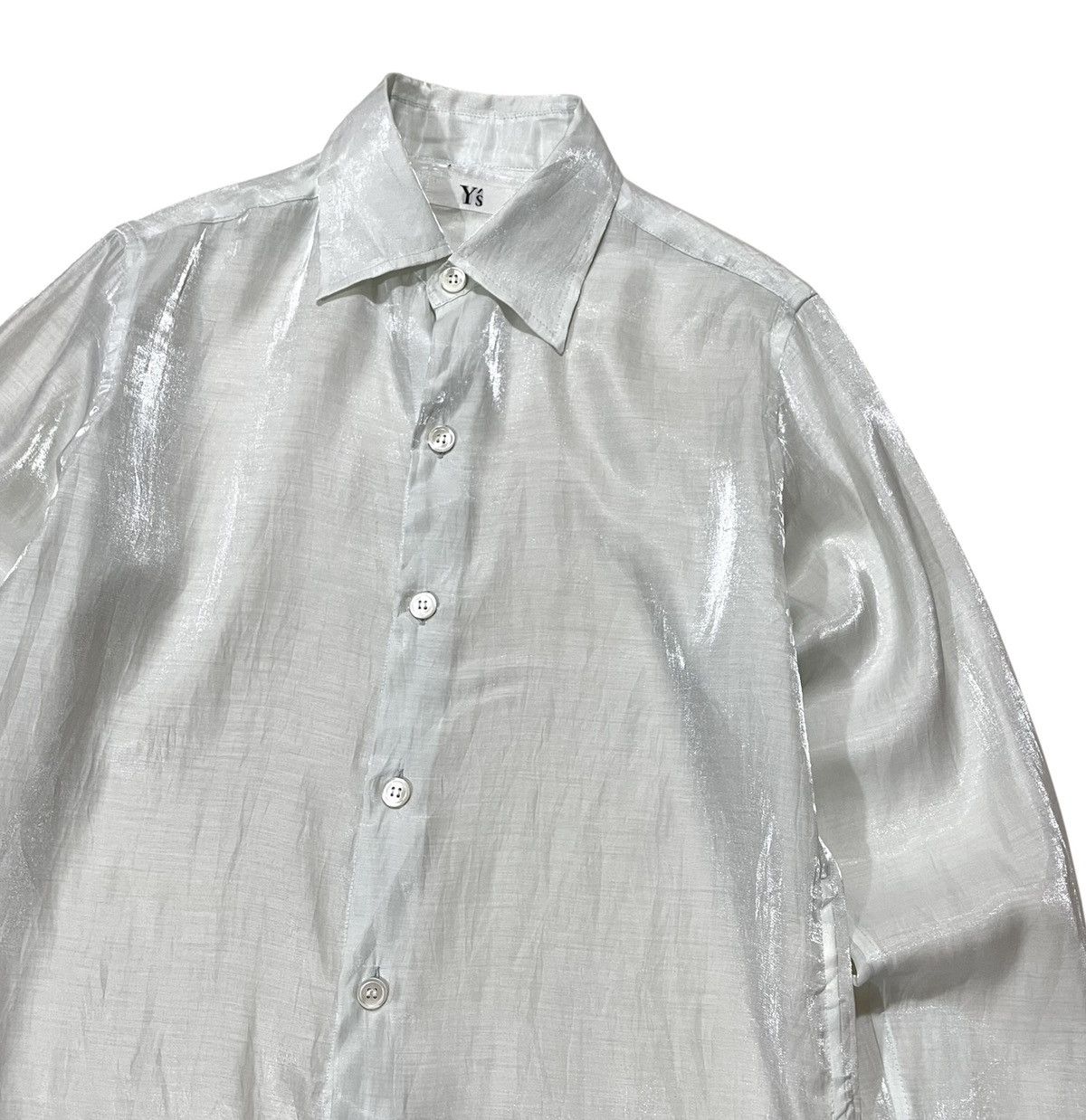 Yohji Yamamoto Vintage Ys yohji yamamoto glitter shirt Size US L / EU 52-54 / 3 - 3 Thumbnail