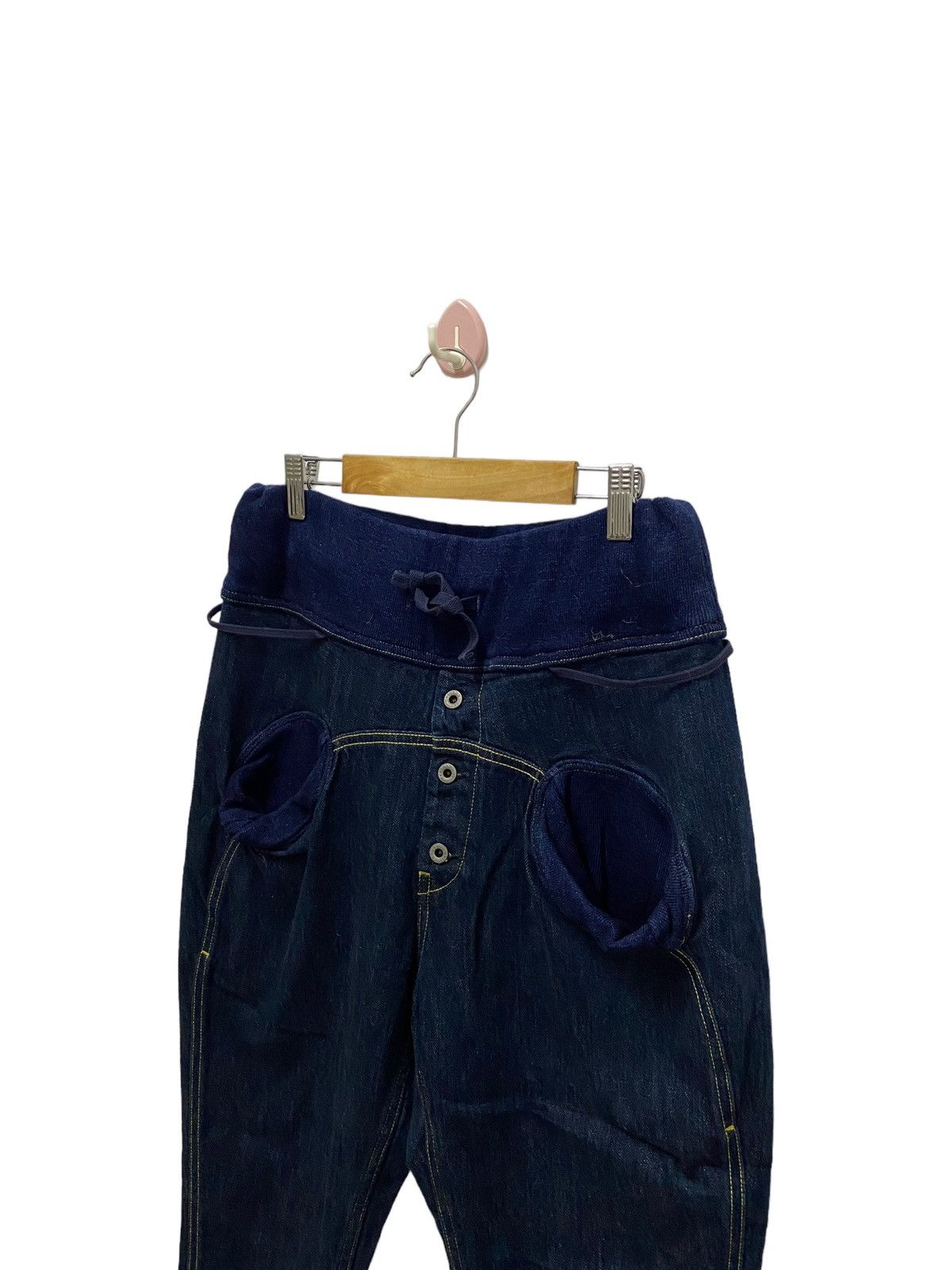 Kapital Kapital Denim Sweatpants Size 32" / US 10 / IT 46 - 2 Thumbnail
