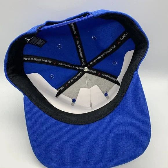 Jordan Brand Jordan Trophy Room Script Royal Blue Jumpman Hat Snapback Size ONE SIZE - 5 Thumbnail