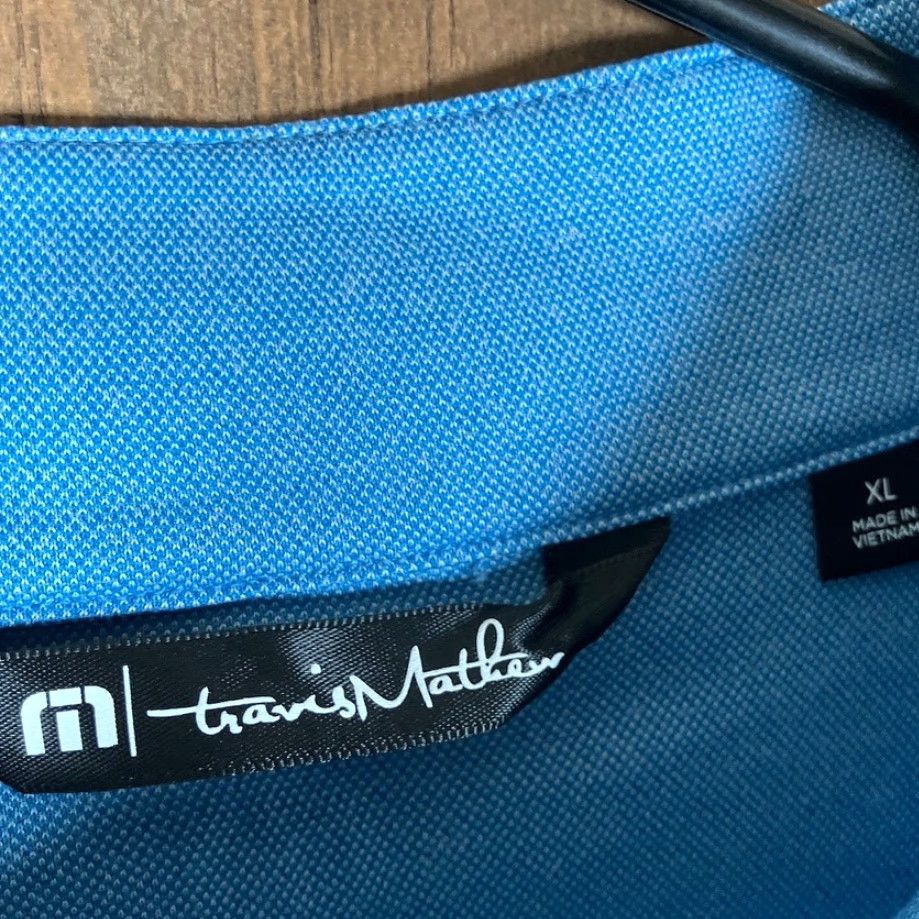 TravisMathew Travis Mathew Mens Shirt Blue 1/2 Zip Long Sleeve Pullover XL White? Size US XL / EU 56 / 4 - 6 Thumbnail