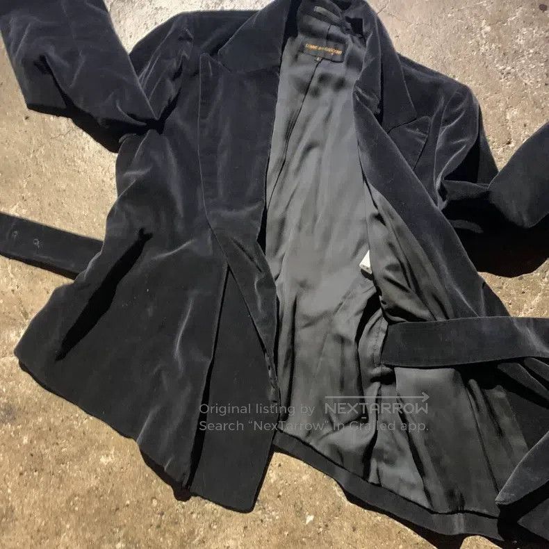 Comme des Garcons Comme des Garcons Black Velvet Design Top Size S / US 4 / IT 40 - 4 Thumbnail