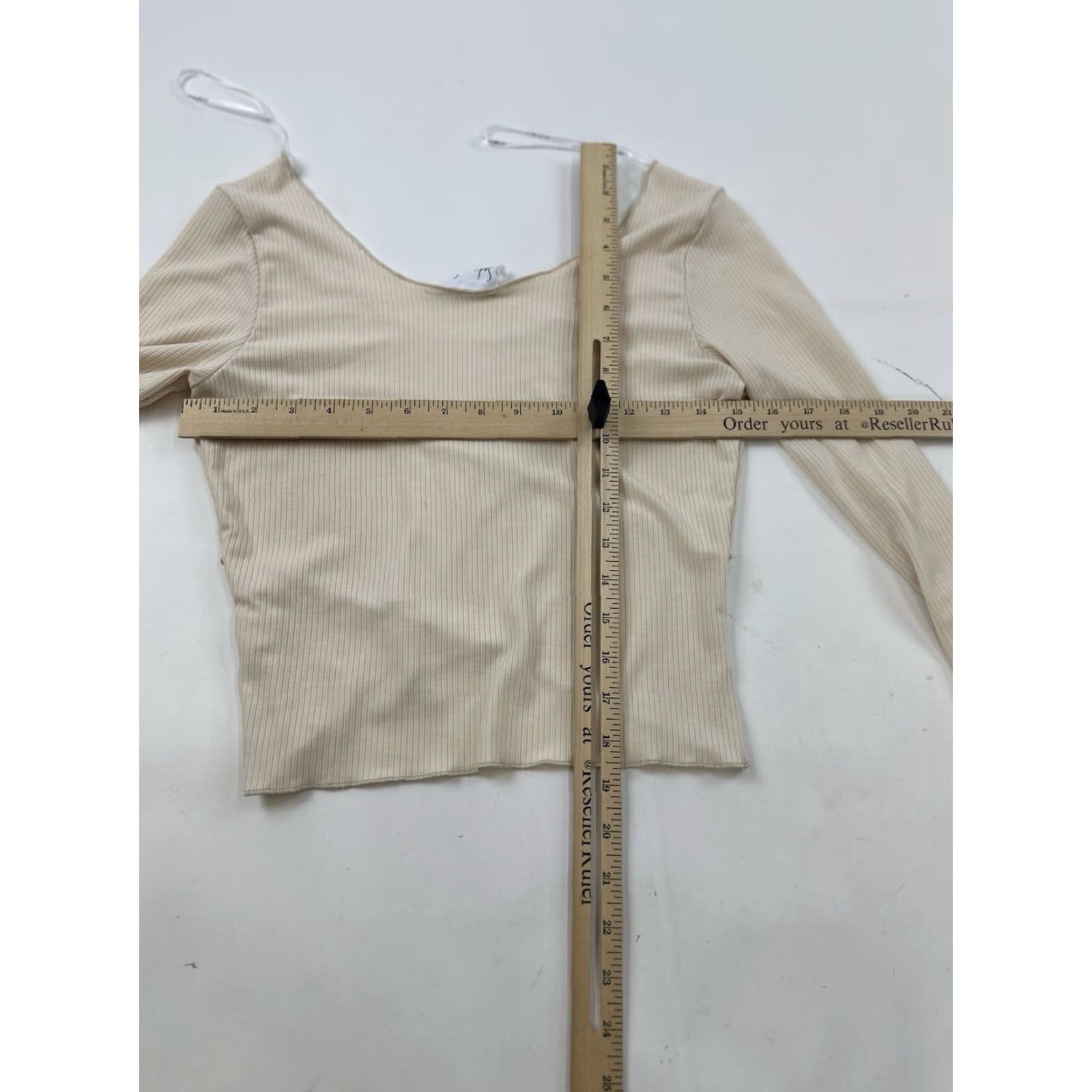 Vintage Sadie & Sage Blouse Women M Ivory Long Sleeve Casual Sleeve Basic Flaw Size M / US 6-8 / IT 42-44 - 5 Thumbnail