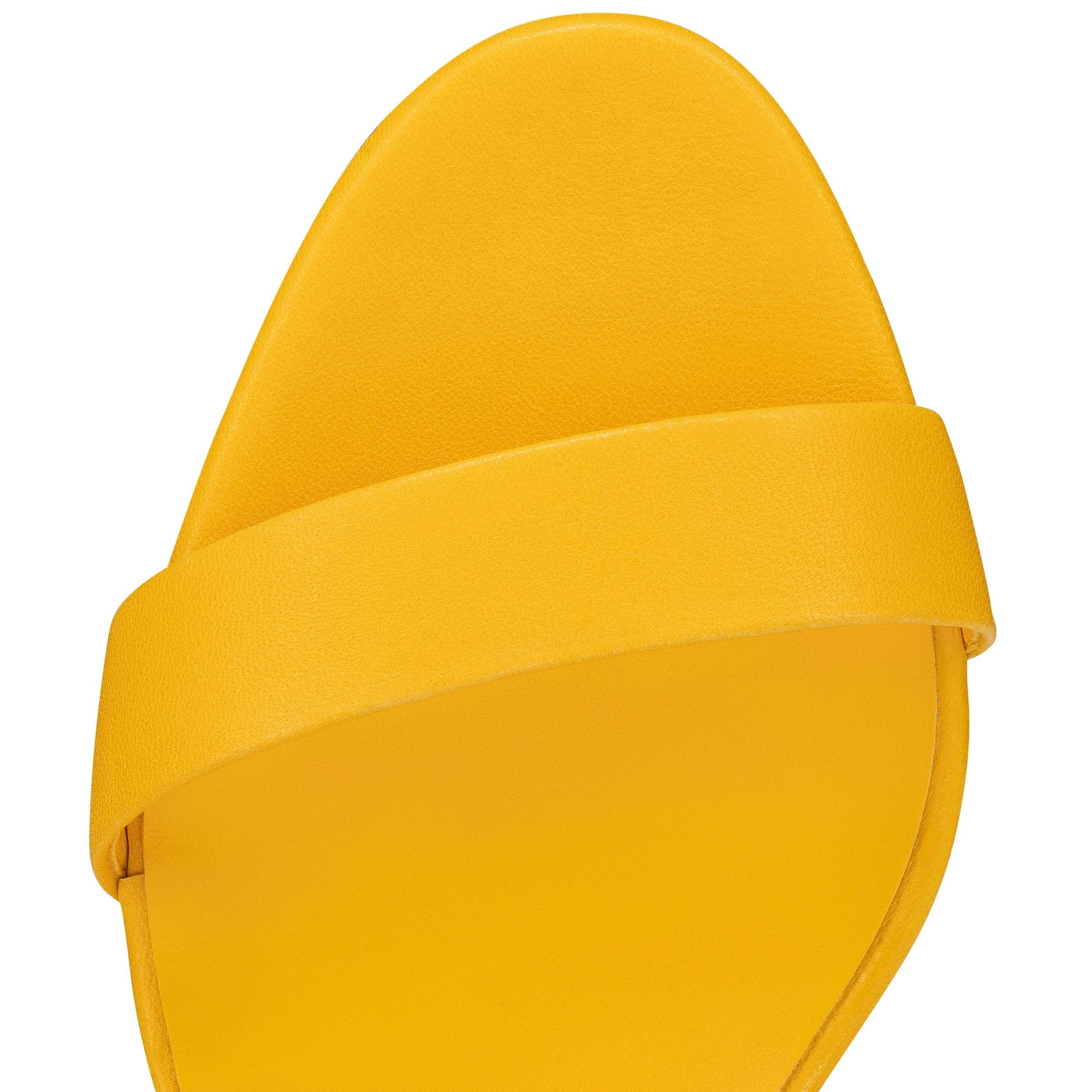 Christian Louboutin o1s1wg110225 O Marylin Heeled Sandals in Yellow Size US 8 / IT 38 - 4 Thumbnail