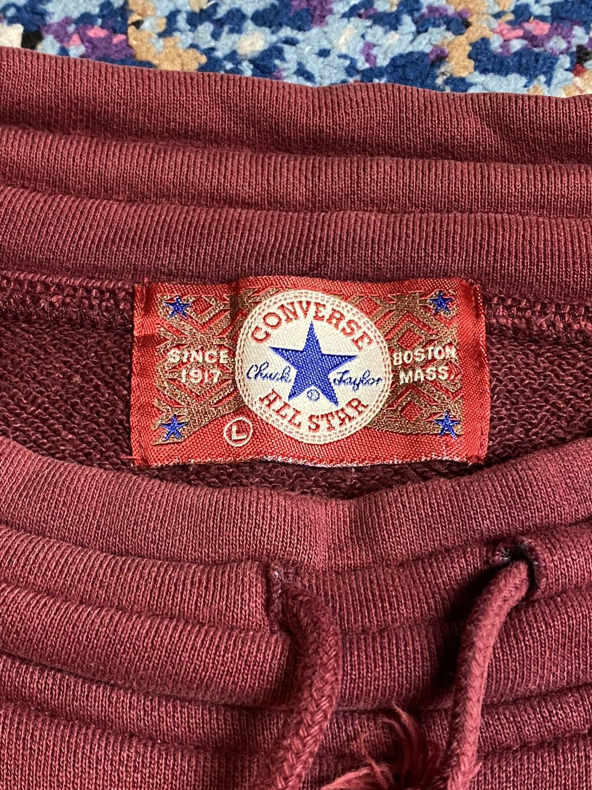 Converse × Vintage 90s Converse All Stars Pull up Round Neck Sweaters Jacket Size US L / EU 52-54 / 3 - 6 Thumbnail