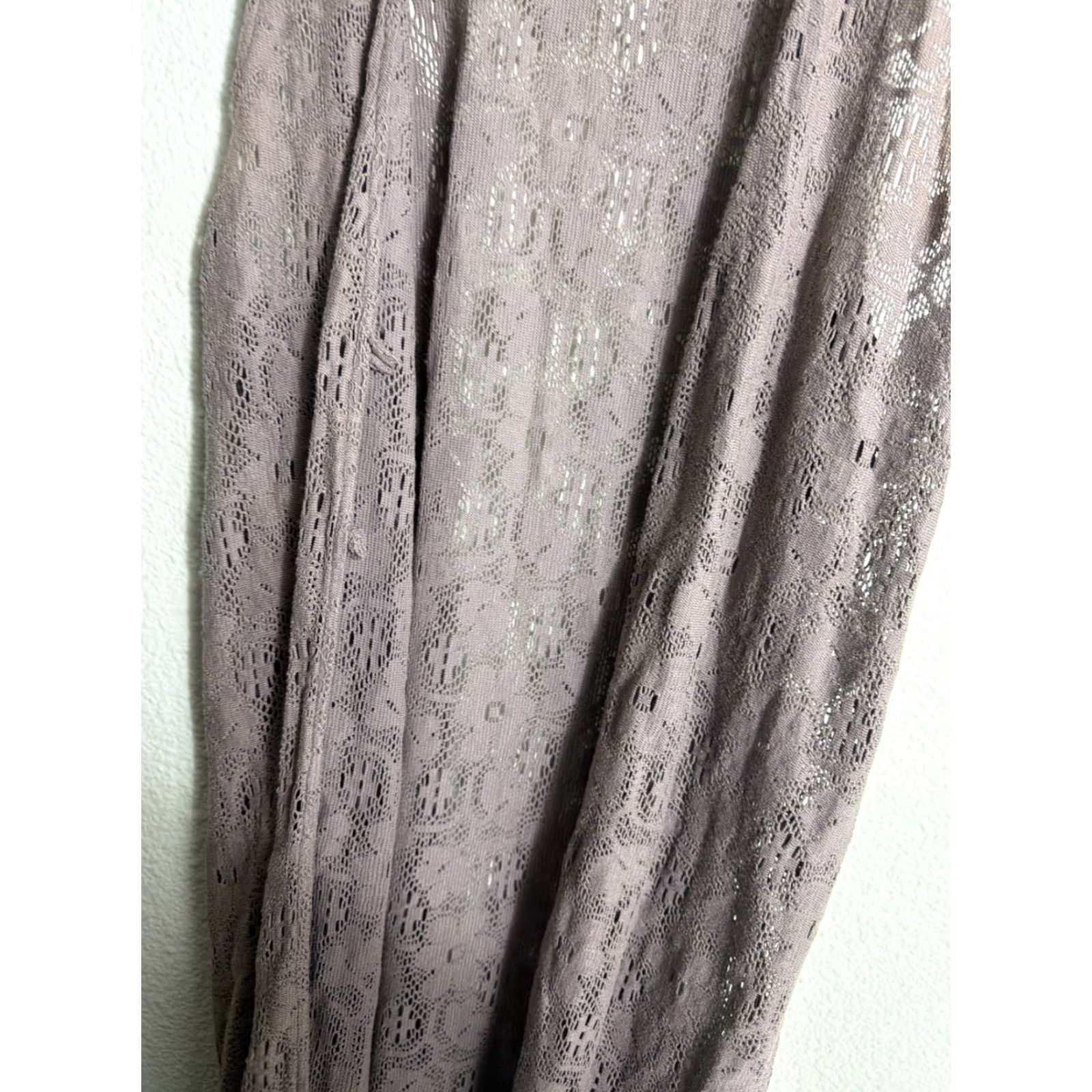 Vintage VINTAGE Star Cody Womens Cardigan Brown Lace Floral Cotton Nylon Small S Sweater Size S / US 4 / IT 40 - 5 Thumbnail