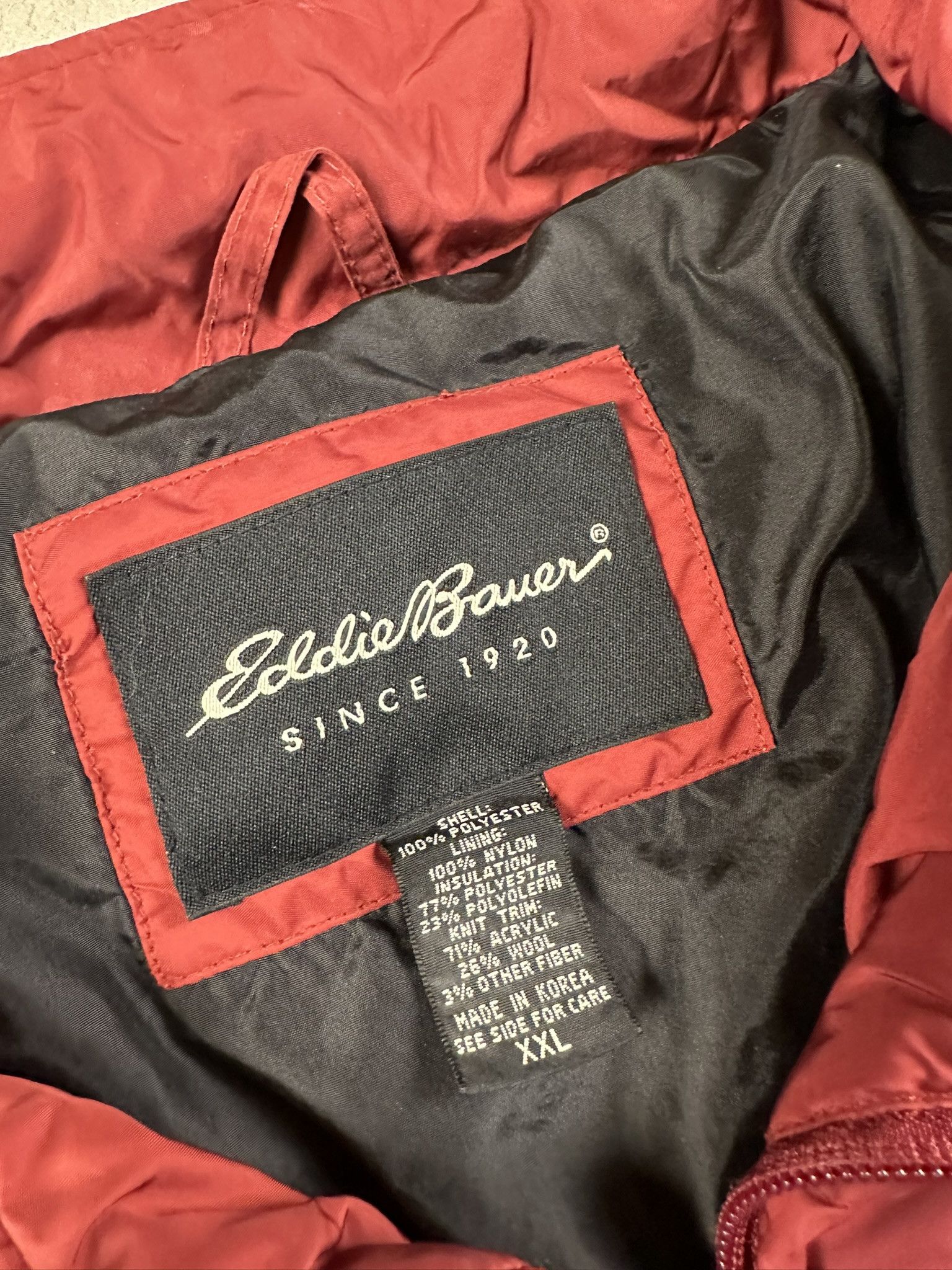 Eddie Bauer Vintage Y2k Eddie Bauer Nylon Boxy Bomber Zip Jacket Size US XXL / EU 58 / 5 - 13 Thumbnail