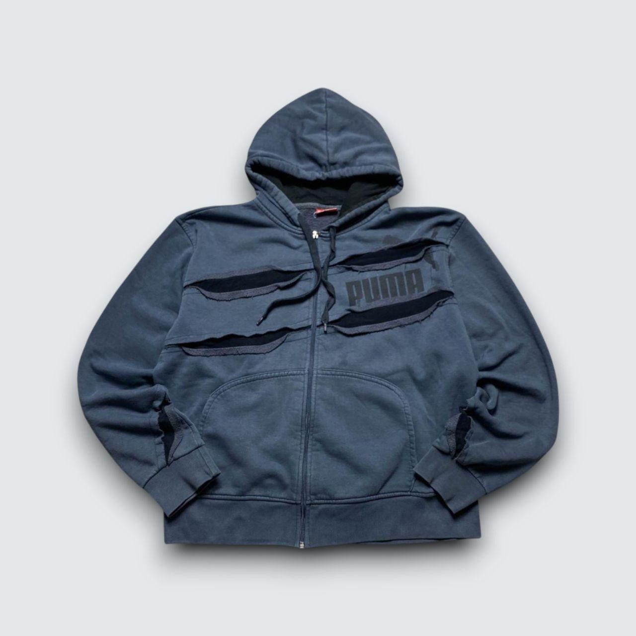 Puma 00s Puma Distressed Hoodie Grey M Size US M / EU 48-50 / 2 - 1 Thumbnail