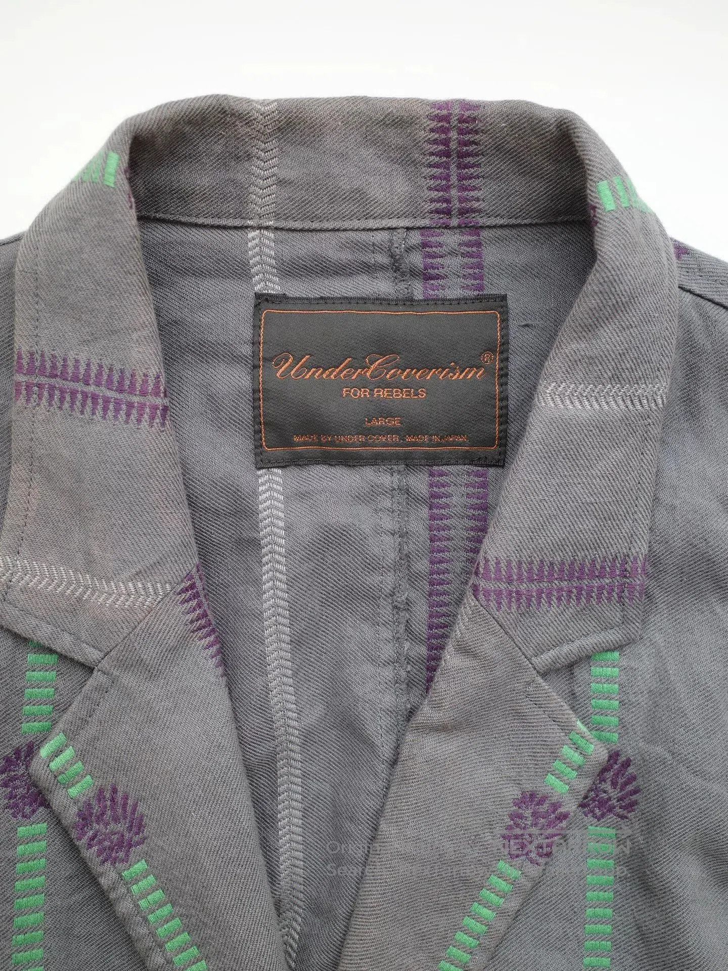 Undercover Undercover 03SS Scab Patchwork Blazer. Size US L / EU 52-54 / 3 - 3 Thumbnail