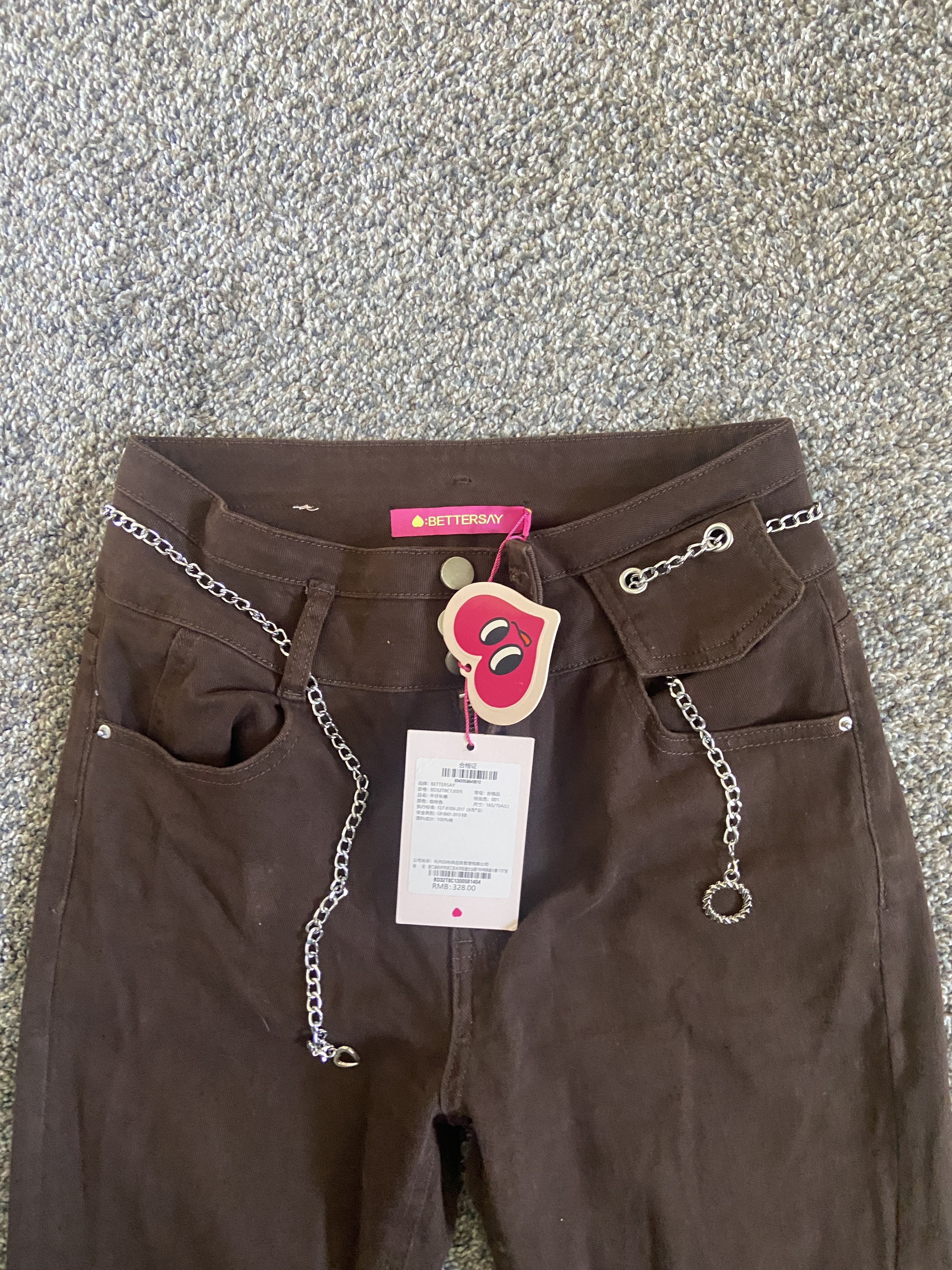 Other Bettersay y2k 90s Brown Boot Cut Jeans - Size 28 NWT Size 28" / US 6 / IT 42 - 5 Thumbnail