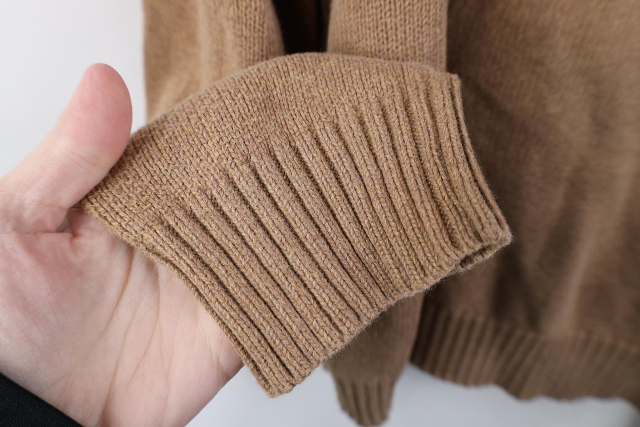 Polo Ralph Lauren Vintage Ralph Lauren Cotton Ribbed Knit 1/4 Zip Sweater Size US L / EU 52-54 / 3 - 8 Thumbnail