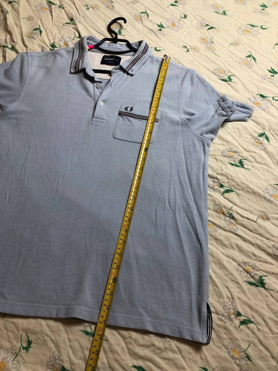 Fred Perry Fred Perry Slim Fit Short Sleeve Pocket Men's Polo Shirt Size US XXL / EU 58 / 5 - 6 Thumbnail