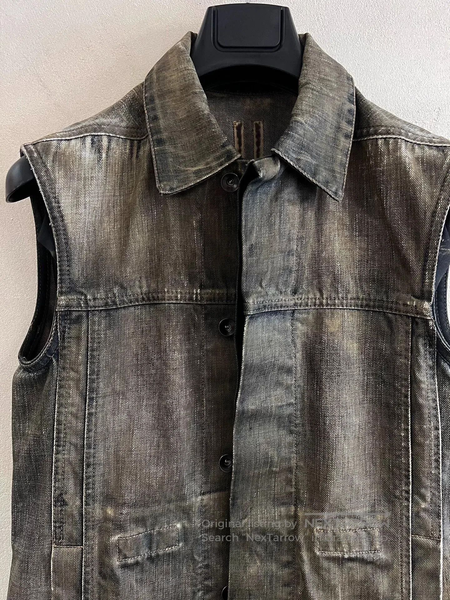 Rick Owens Drkshdw Rick Owens Distressed Denim Vest Jacket. Size US XS / EU 42 / 0 - 4 Thumbnail