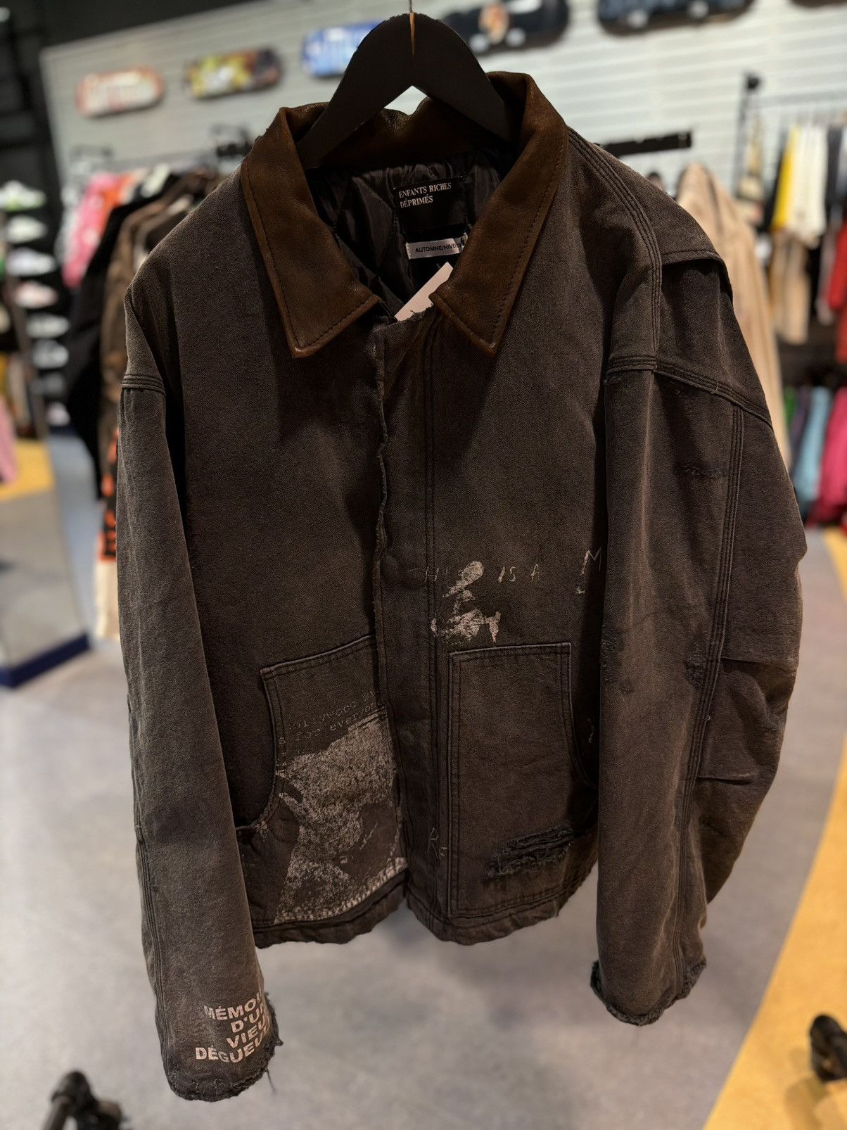 Enfants Riches Deprimes Enfants Riches Deprimes - Distressed Denim Jacket (XL) ERD Size US XL / EU 56 / 4 - 8 Thumbnail