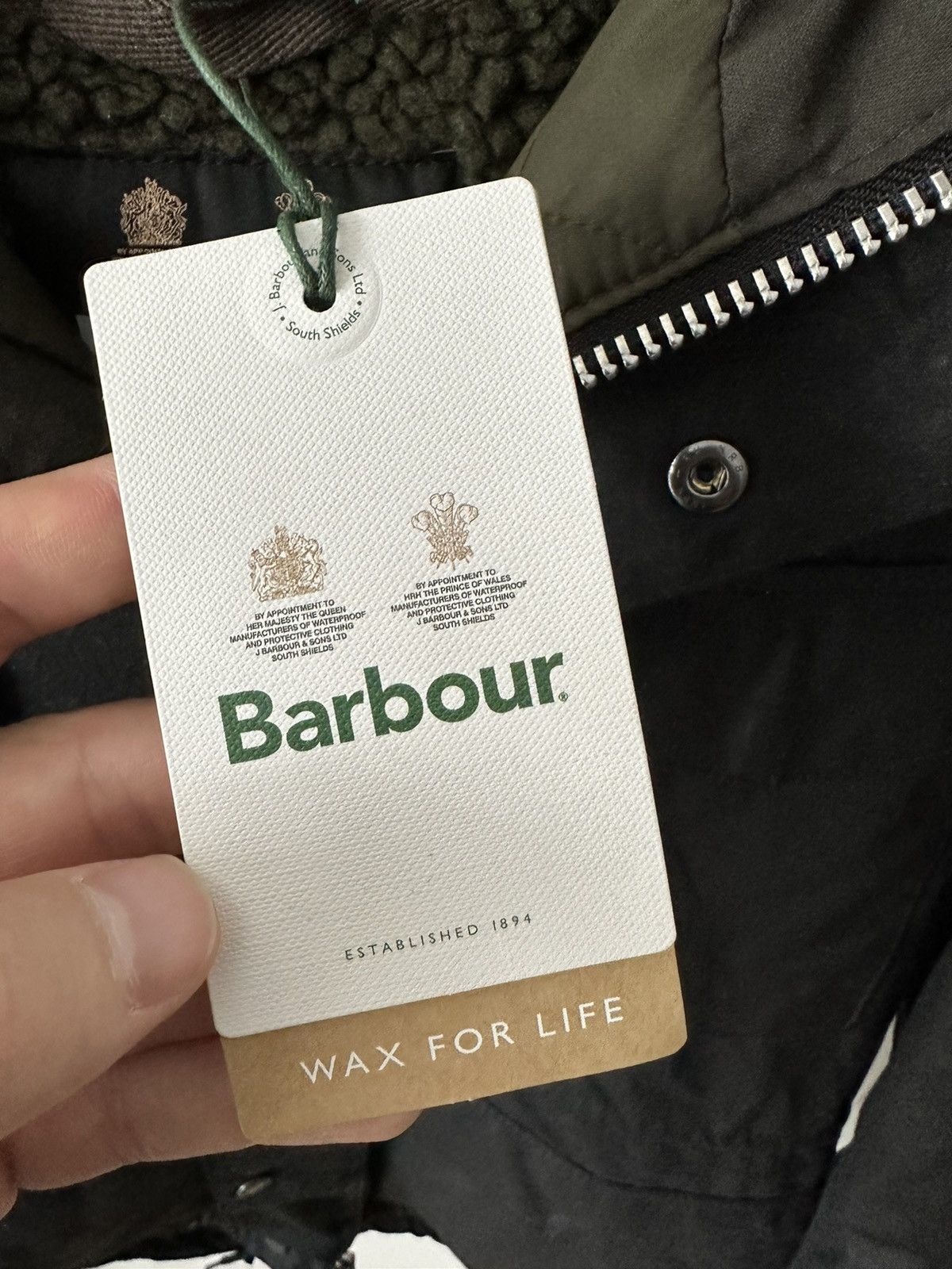 Barbour Barbour nautic waxed hooded jacket MWX1864BK11 Size US S / EU 44-46 / 1 - 8 Thumbnail