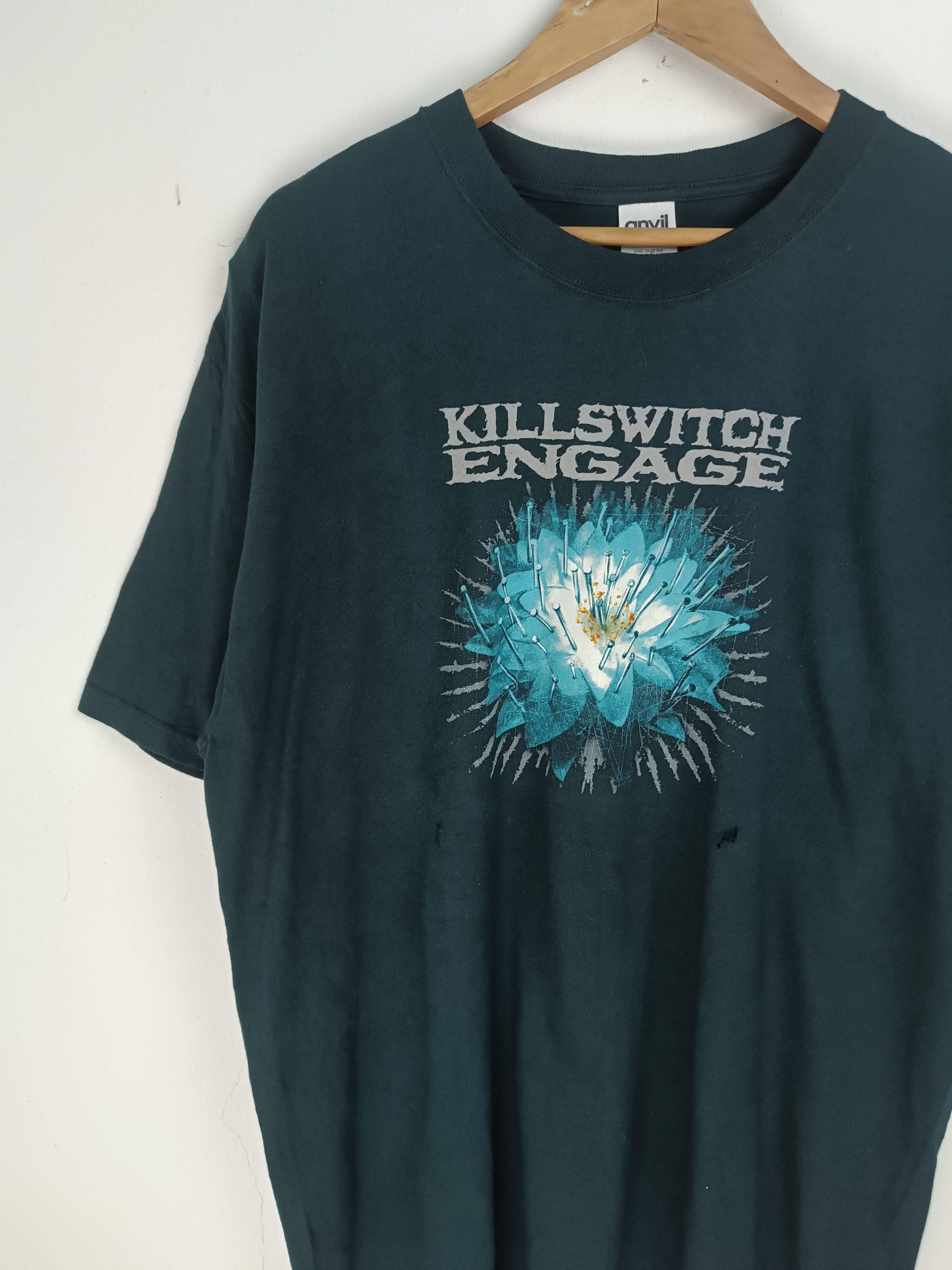 Band Tees THRASHED FADED VINTAGE Y2K KILLSWITCH ENGAGE TEE TRIVIUM Size US XL / EU 56 / 4 - 5 Thumbnail