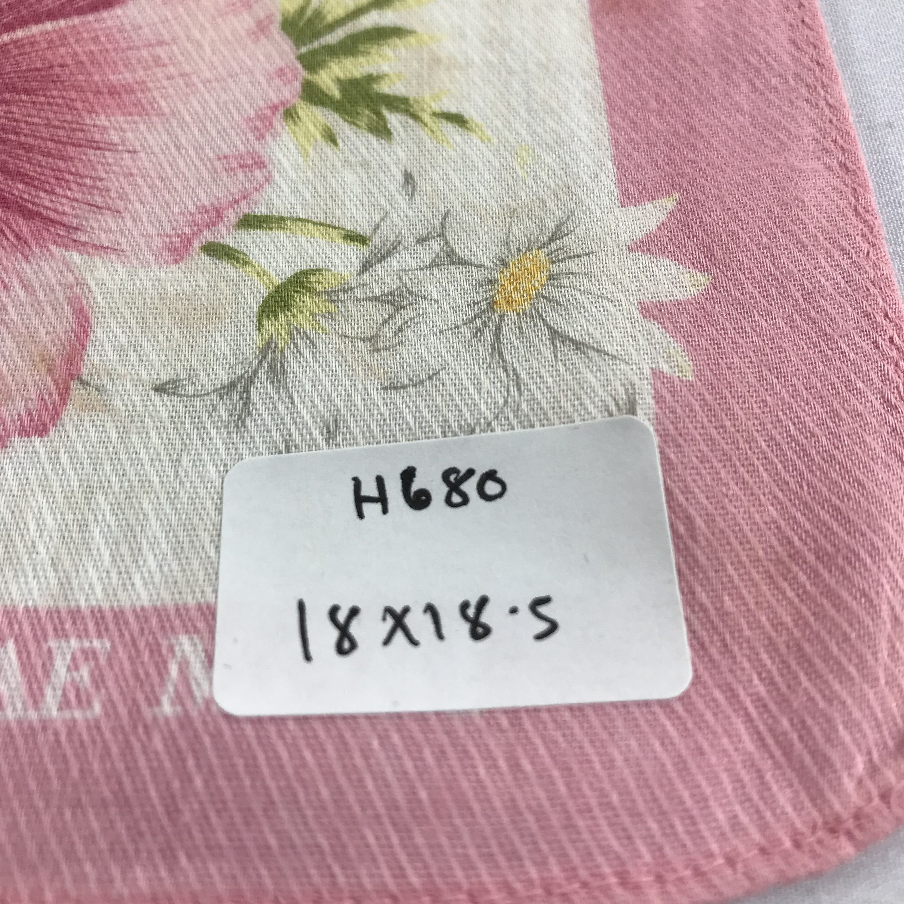 Hanae Mori Hanae Mori Floral Handkerchief Neckerchief Bandana H680 Size ONE SIZE - 5 Thumbnail
