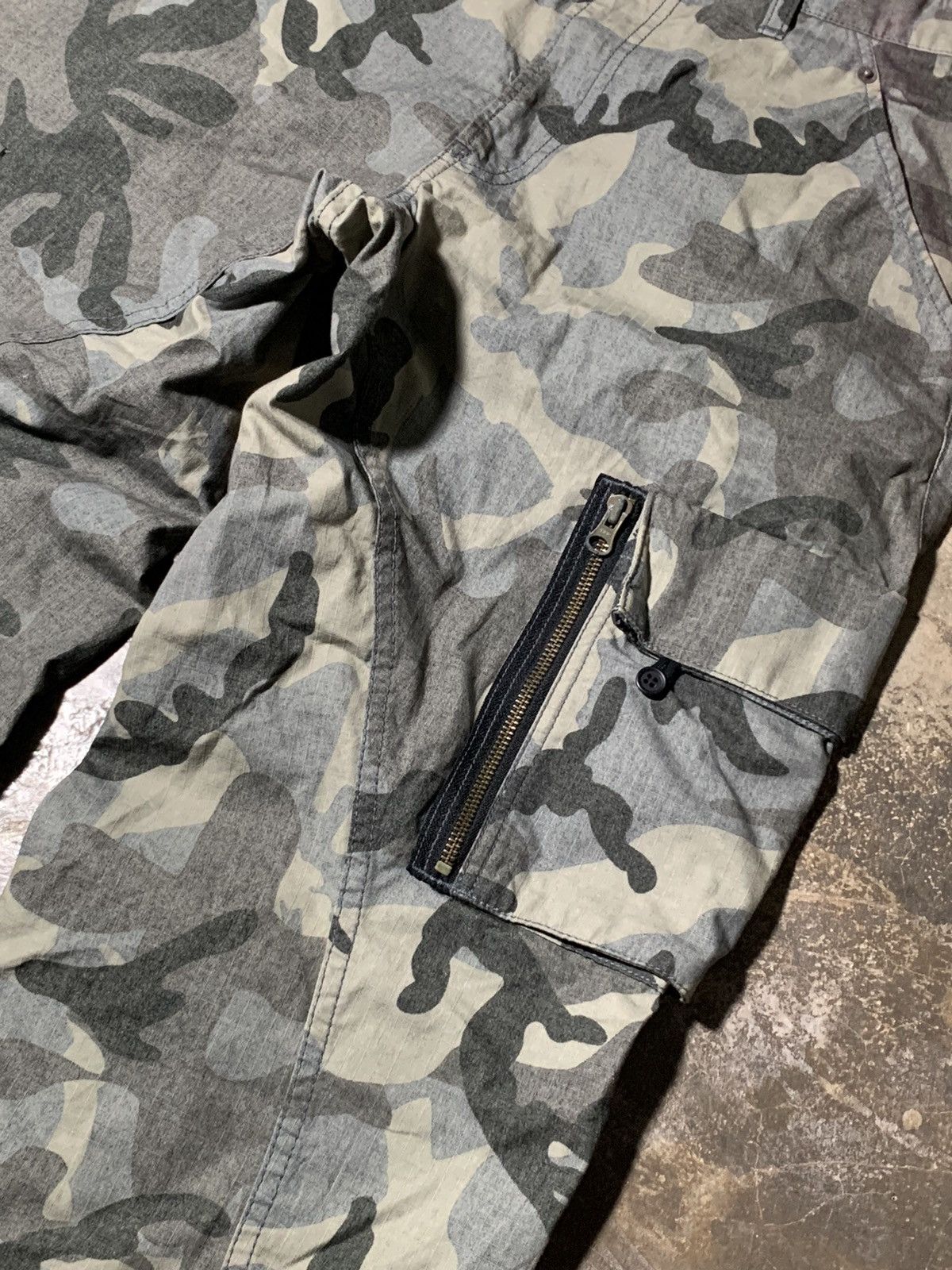 PPFM PPFM Camo Baggy Cargo Pants Size US 32 / EU 48 - 4 Thumbnail