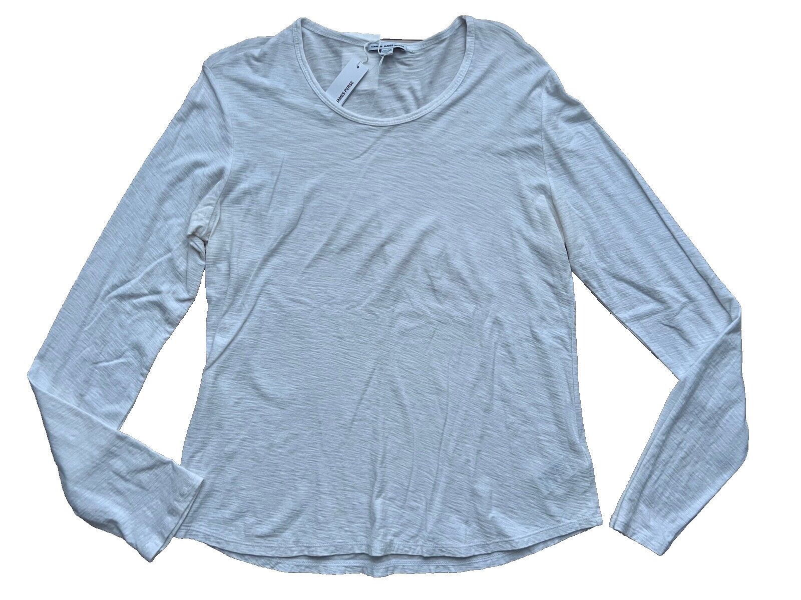 James Perse James Perse WSVH3180CU Long Sleeve Crewneck Top White ( 4 ) Size S / US 4 / IT 40 - 2 Thumbnail