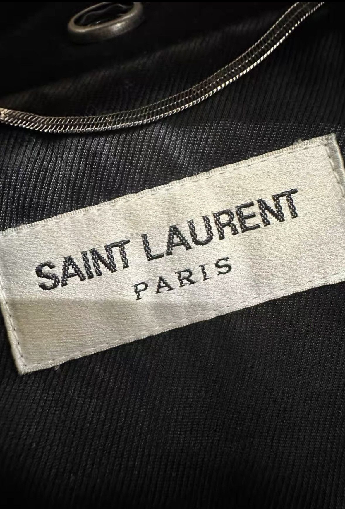 Saint Laurent Paris Saint Laurent SLP FW17 Sheep Leather Black Suede LO1 Jacket Size US M / EU 48-50 / 2 - 2 Thumbnail