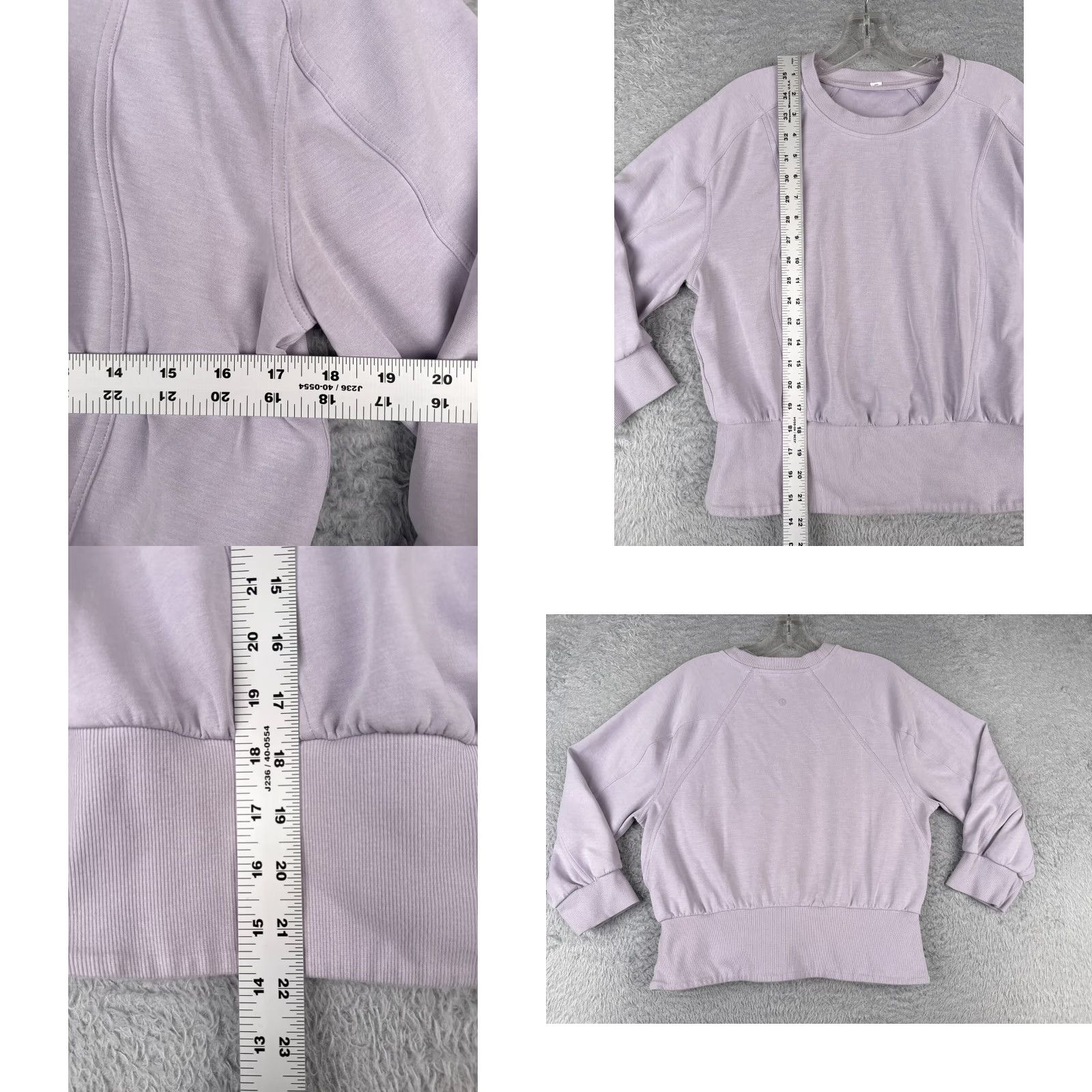 Lululemon Lululemon Sweater Womens 10 Pullover Crew Neck Long Sleeve Purple Polyester Wool Blend 90s Style Casual Seasonal Womens Size L / US 10 / IT 46 - 8 Thumbnail