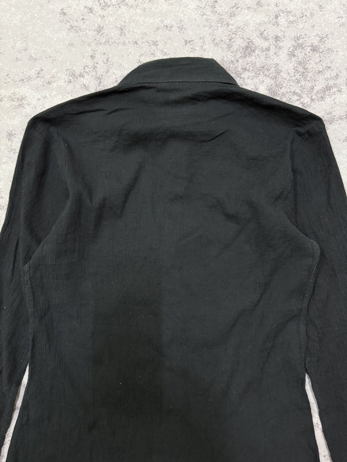 agnes b. Agnes B. Made in France Linen Button Up Plates Shirt Size XS / US 0-2 / IT 36-38 - 12 Thumbnail