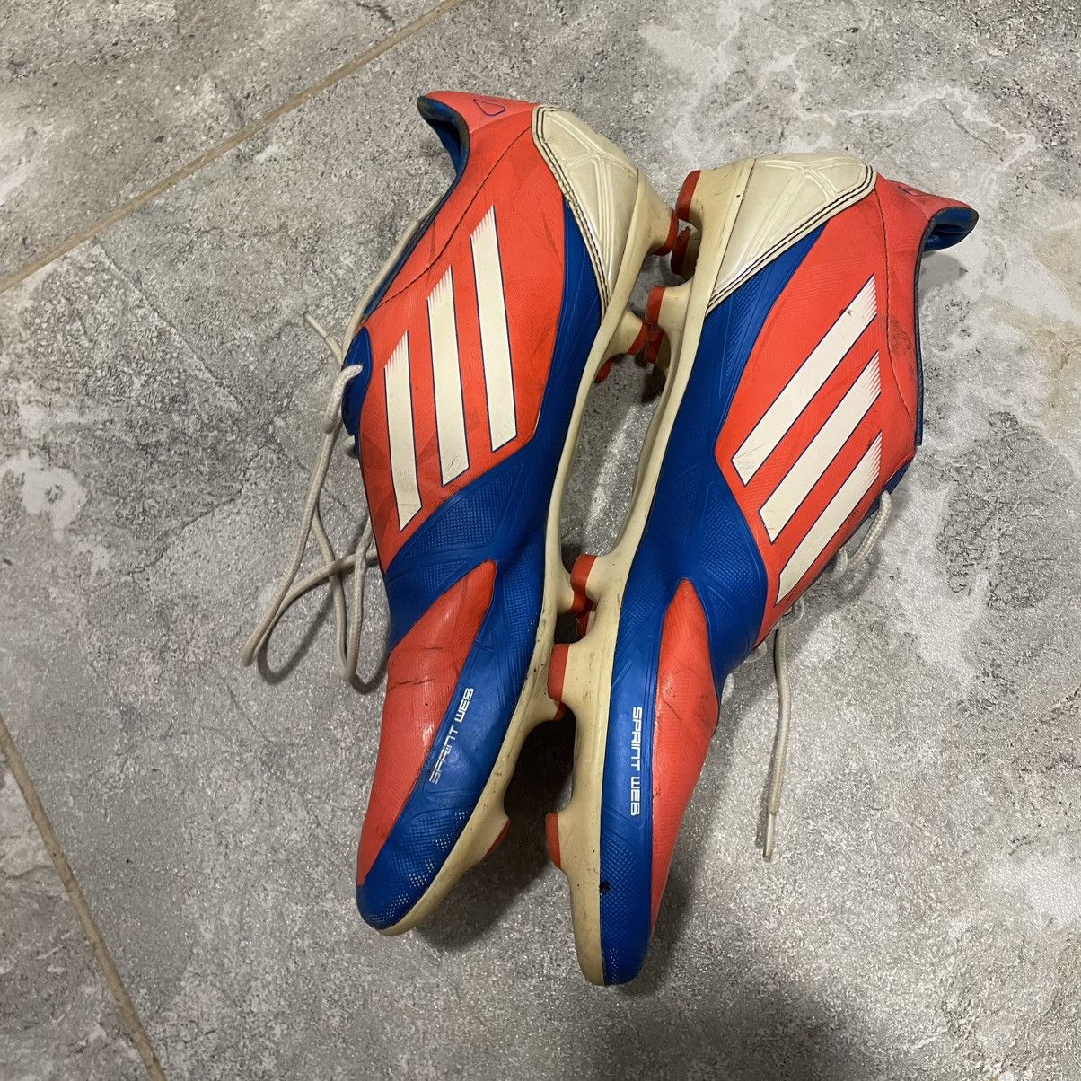 Adidas Vintage Soccer Boots Adidas f50 sprint web Predator shoes pr Size US 9.5 / EU 42-43 - 9 Thumbnail