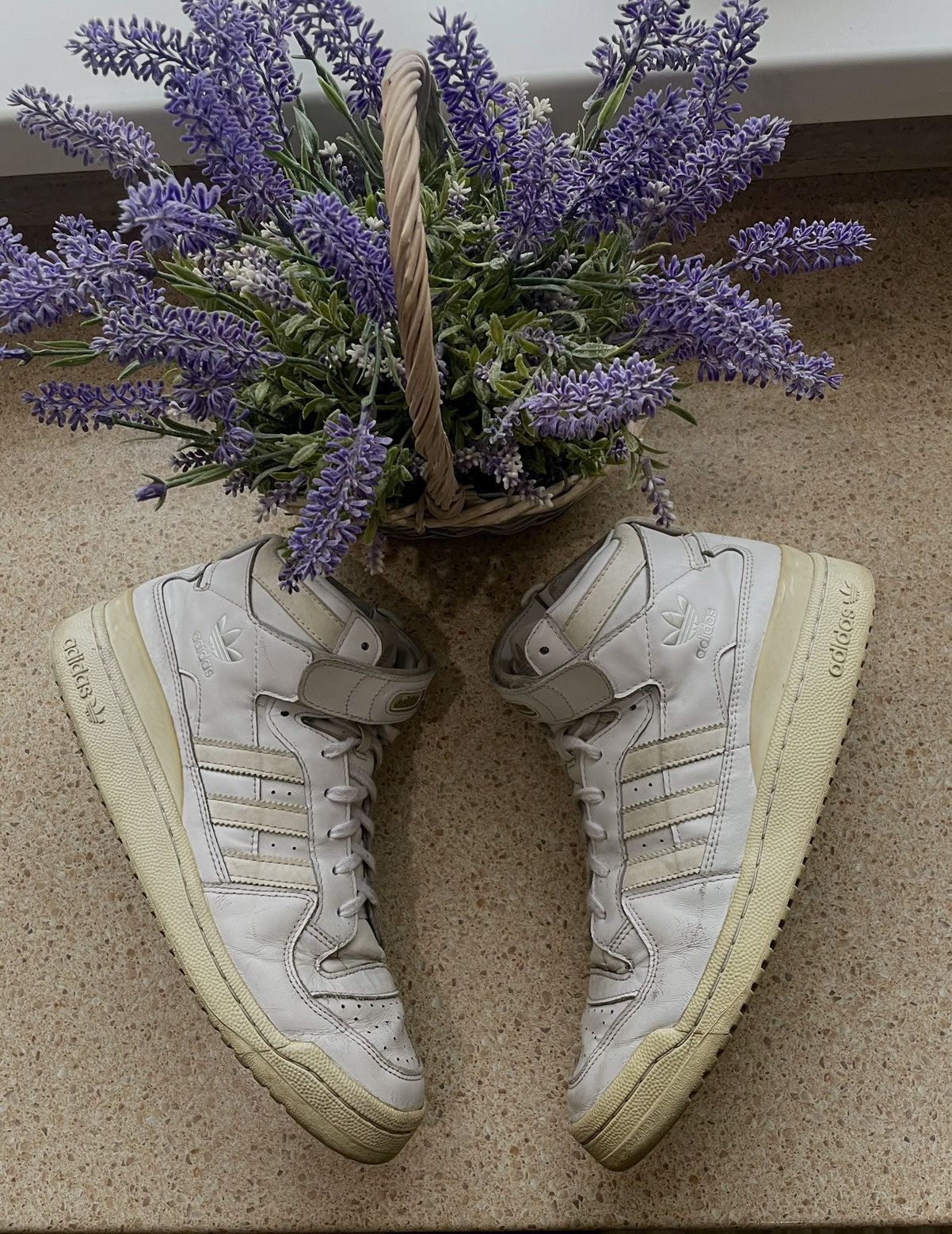Adidas × Vintage adidas x Forum 84 High White Legend Ink Size US 10.5 / EU 43-44 - 2 Thumbnail