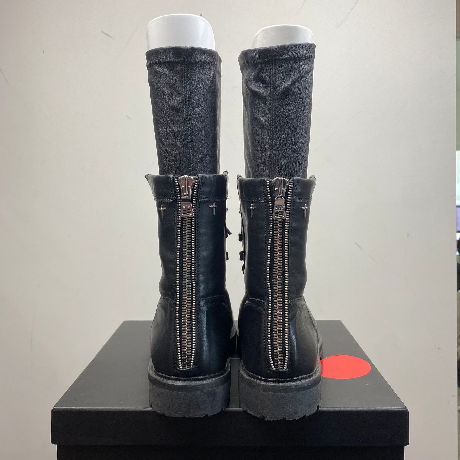Rta $1090 RTA Calf Leather Hybrid Combat Boots Men's 12 Size US 12 / EU 45 - 4 Thumbnail