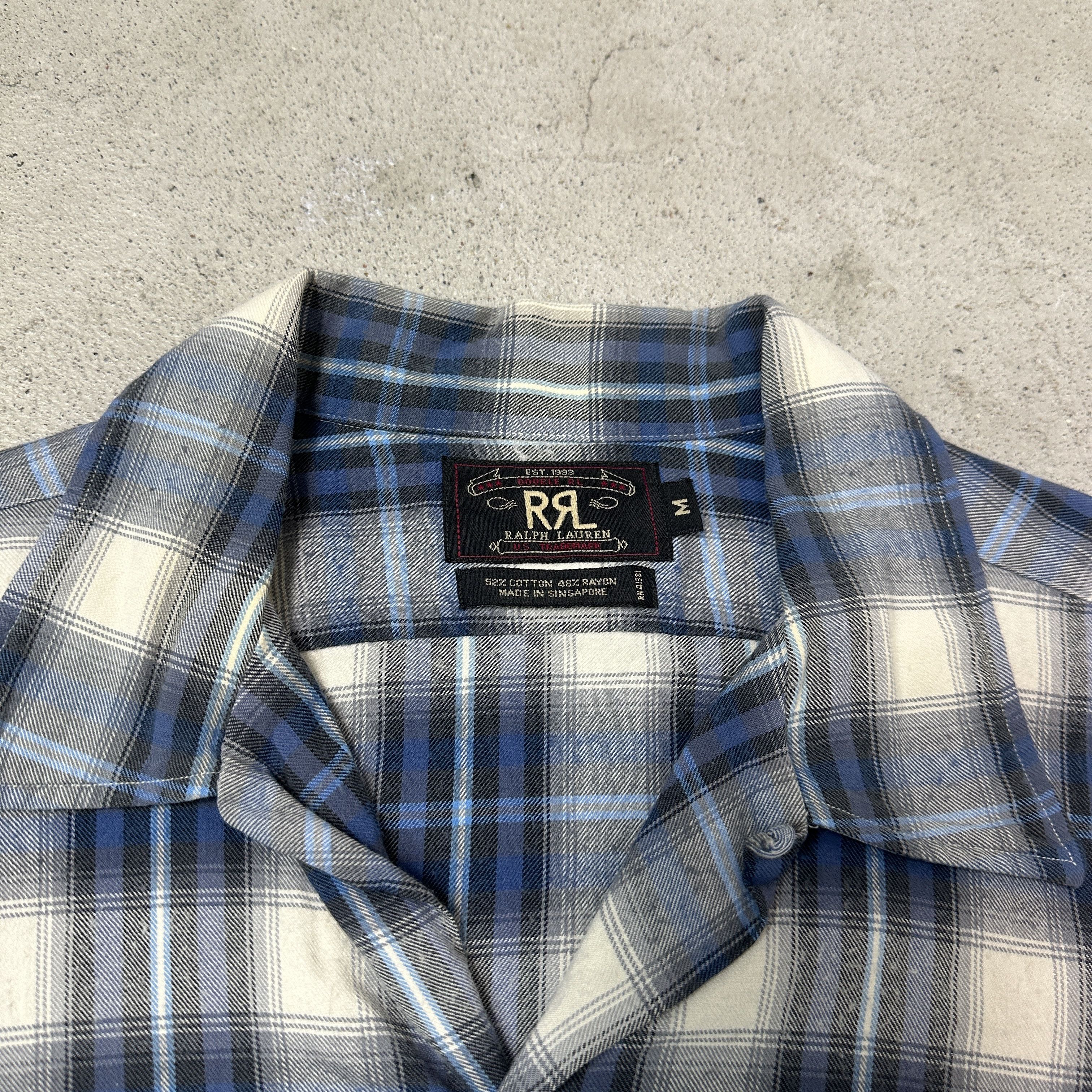 Ralph Lauren Vintage Streetwear Tartan Double R Ralph Lauren Shirt Y2K Size US M / EU 48-50 / 2 - 3 Thumbnail