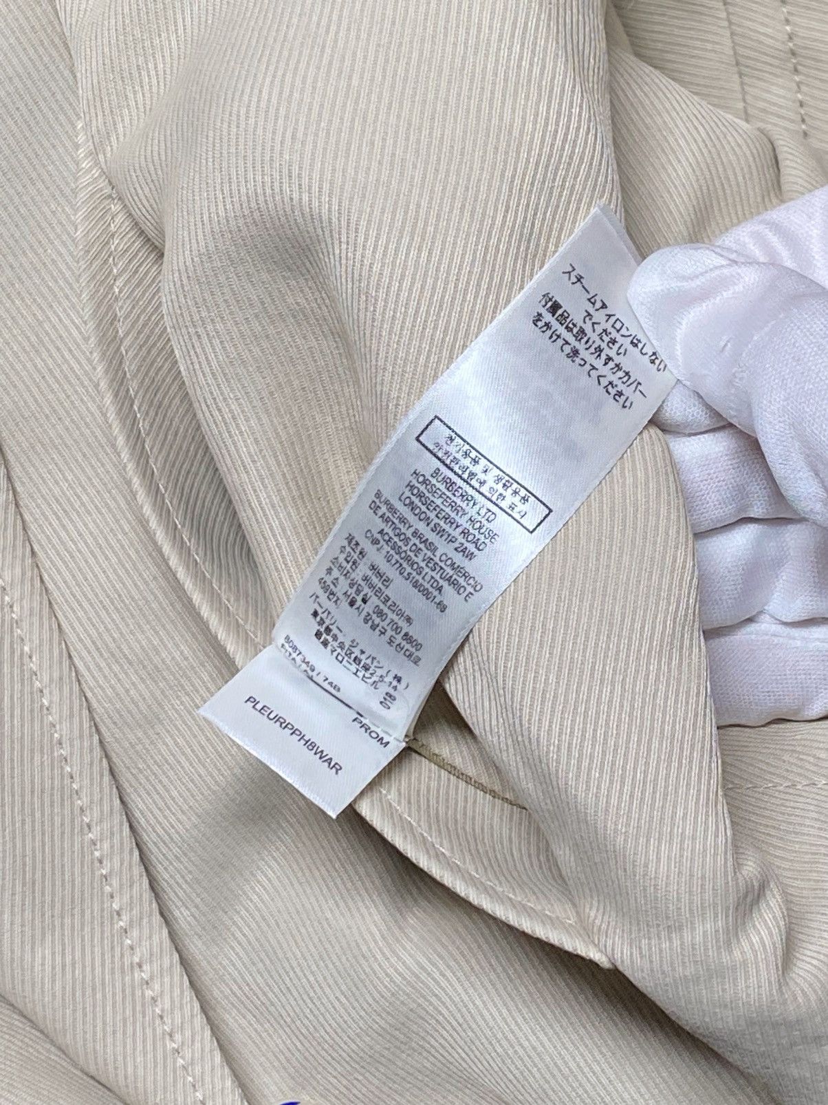 Burberry Burberry Double-Breasted Canvas Trench Jacket size 8 Size M / US 6-8 / IT 42-44 - 18 Thumbnail