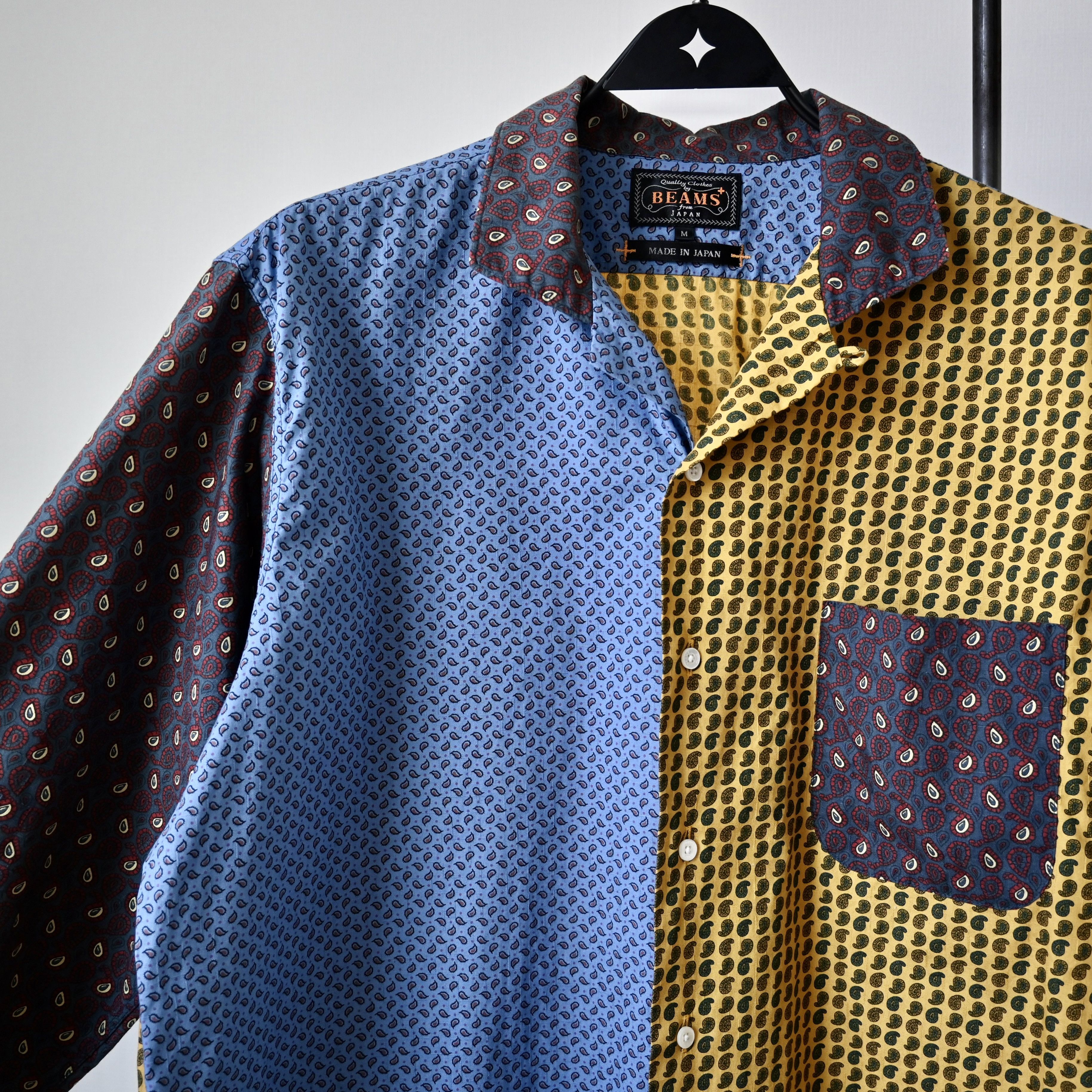 Beams Plus BEAMS Plus multicolor paisley panel open color shirt Size US M / EU 48-50 / 2 - 7 Thumbnail