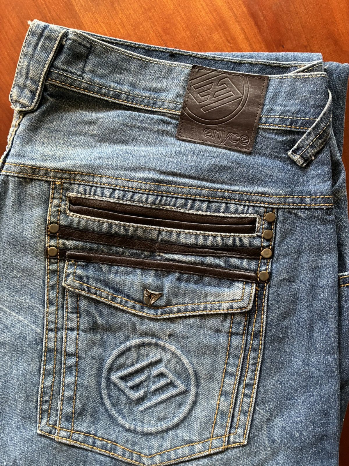 Enyce Vintage y2k loose fit baggy didler jeans Size US 38 / EU 54 - 2 Thumbnail