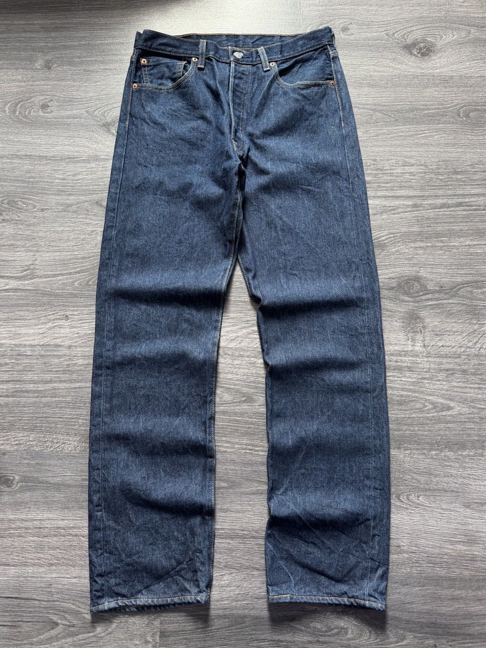 Levi's Levi’s 501 Dark Blue Denim Jeans Size US 32 / EU 48 - 1 Thumbnail