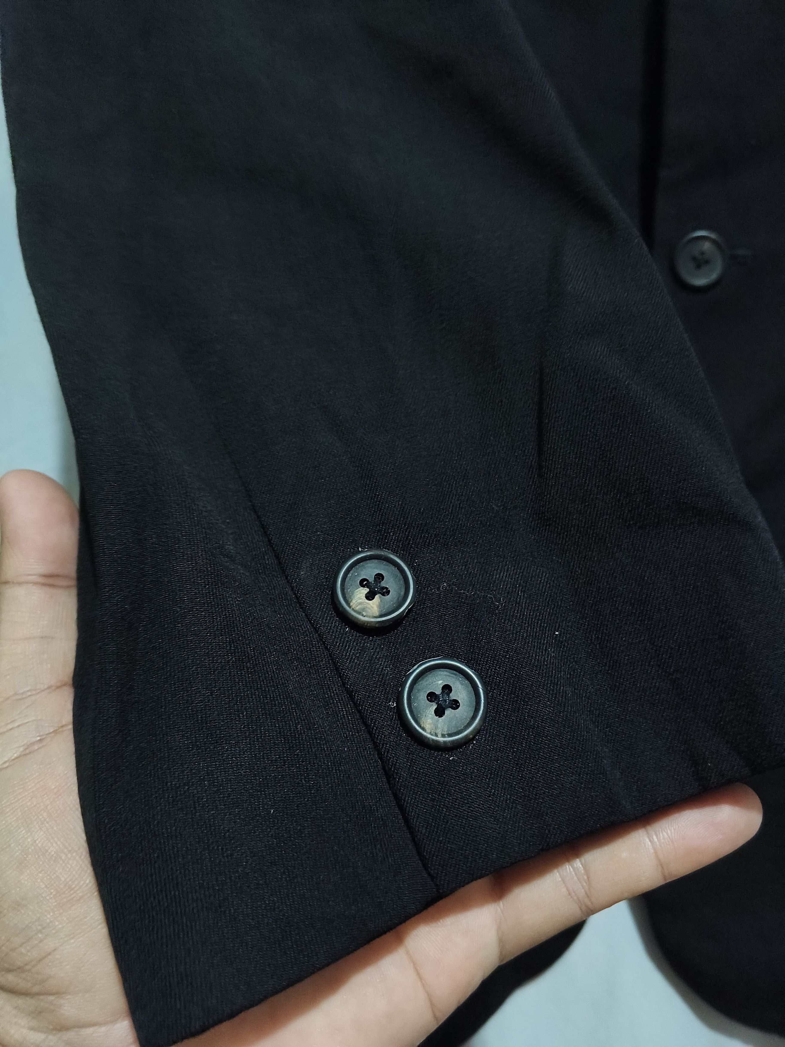 Yohji Yamamoto 🔥Vintage 90s Y's For men Oversized 3 Button Wool Blazer Size 48R - 7 Thumbnail