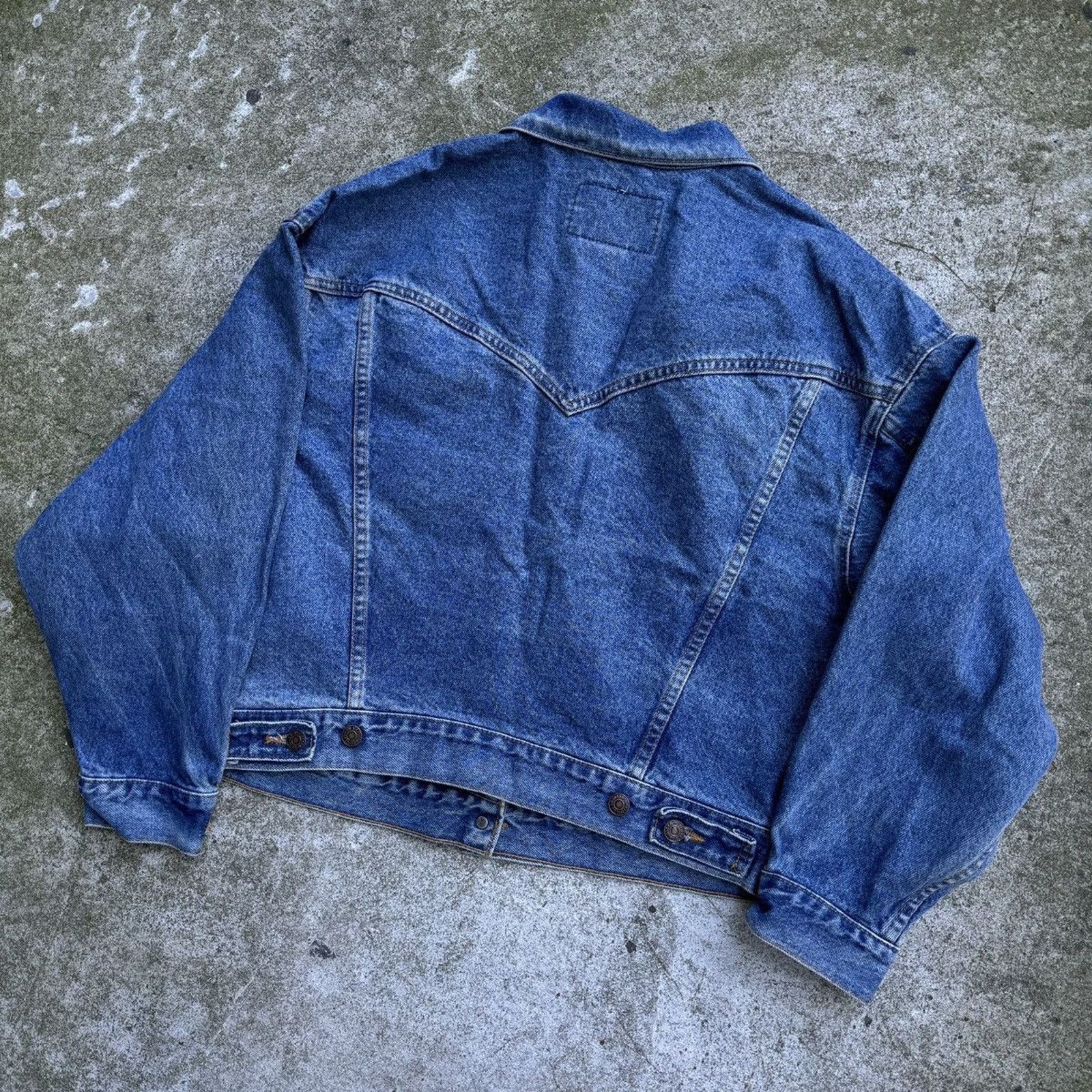 Levi's 80s Levi's Western Trucker Jacket USA ERD Grunge Light Wash Size US M / EU 48-50 / 2 - 11 Thumbnail