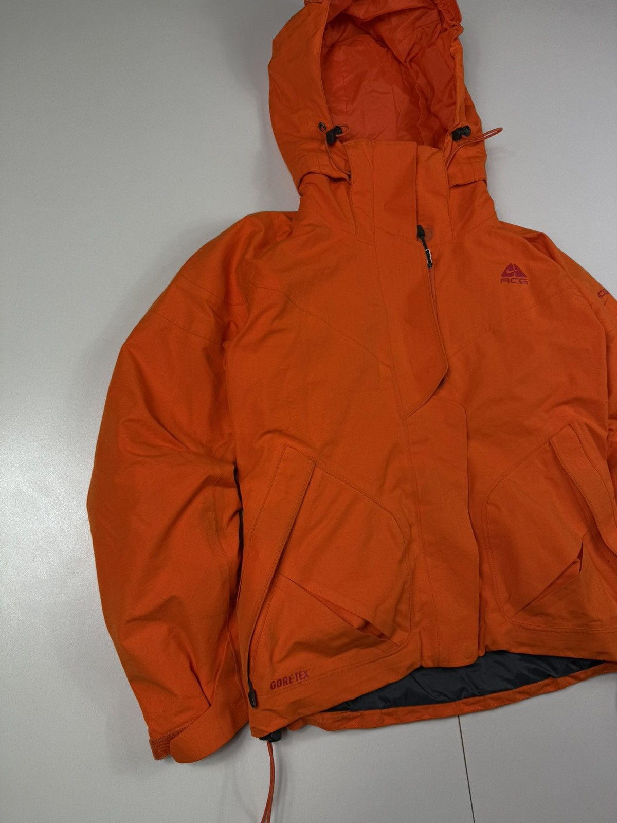 Nike ACG Nike ACG Gore-Tex Hooded Jacket Orange Vintage Size US S / EU 44-46 / 1 - 4 Thumbnail