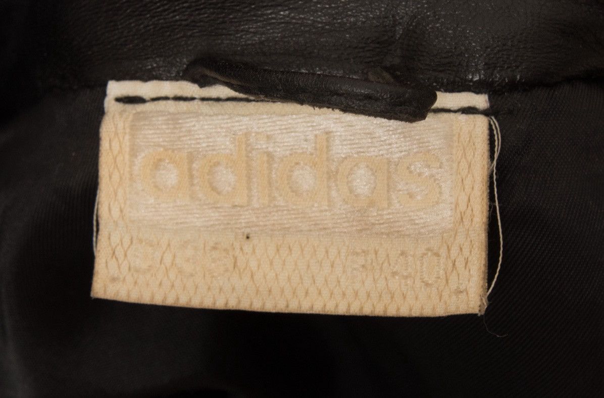 Adidas ADIDAS cropped leather jacket 80s Size L / US 10 / IT 46 - 7 Thumbnail