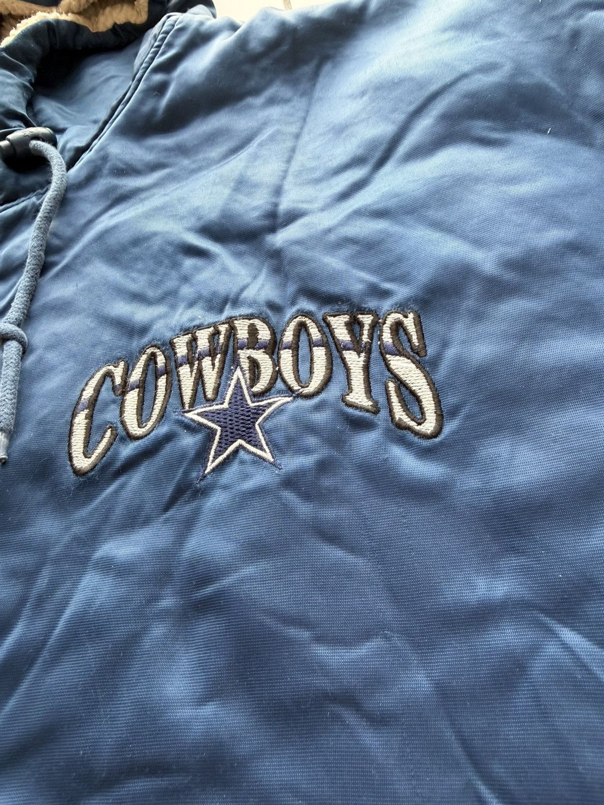 Starter Dallas Cowboys navy Starter jacket Size XL Size US XL / EU 56 / 4 - 8 Thumbnail